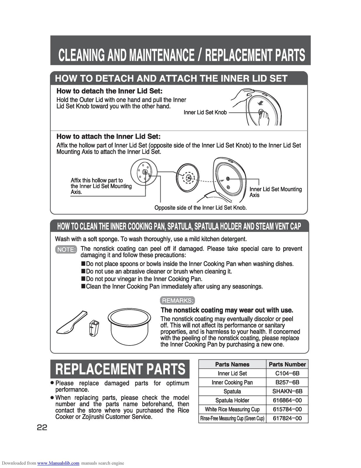 ZOJIRUSHI NS-WPC10 Micom Rice Cooker And Operating Instructions Manual - BOUND