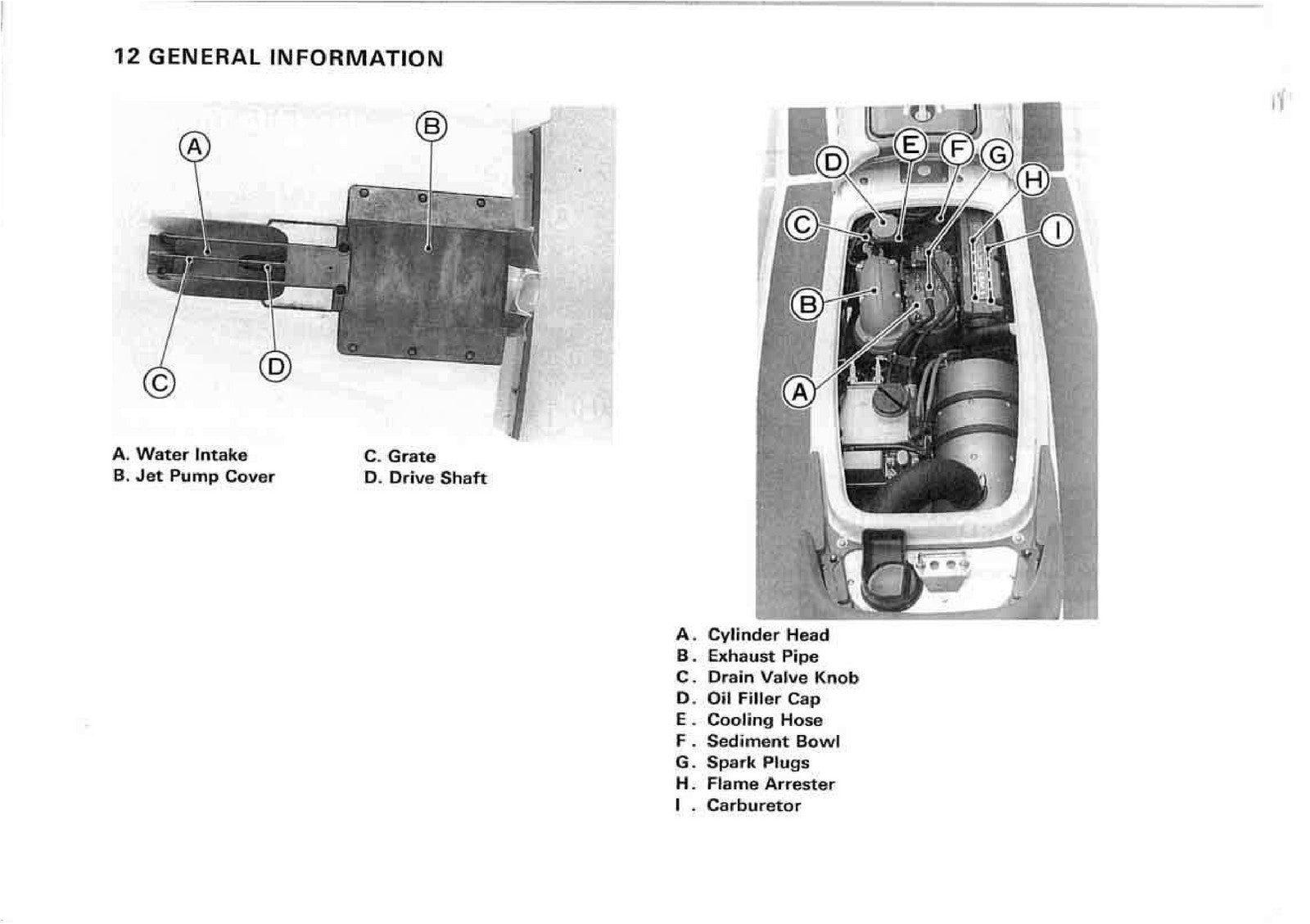 KAWASAKI JET SKI STS Owners Manual 2 - STEEL WIRE BOUND - PROTECTIVE COVERS