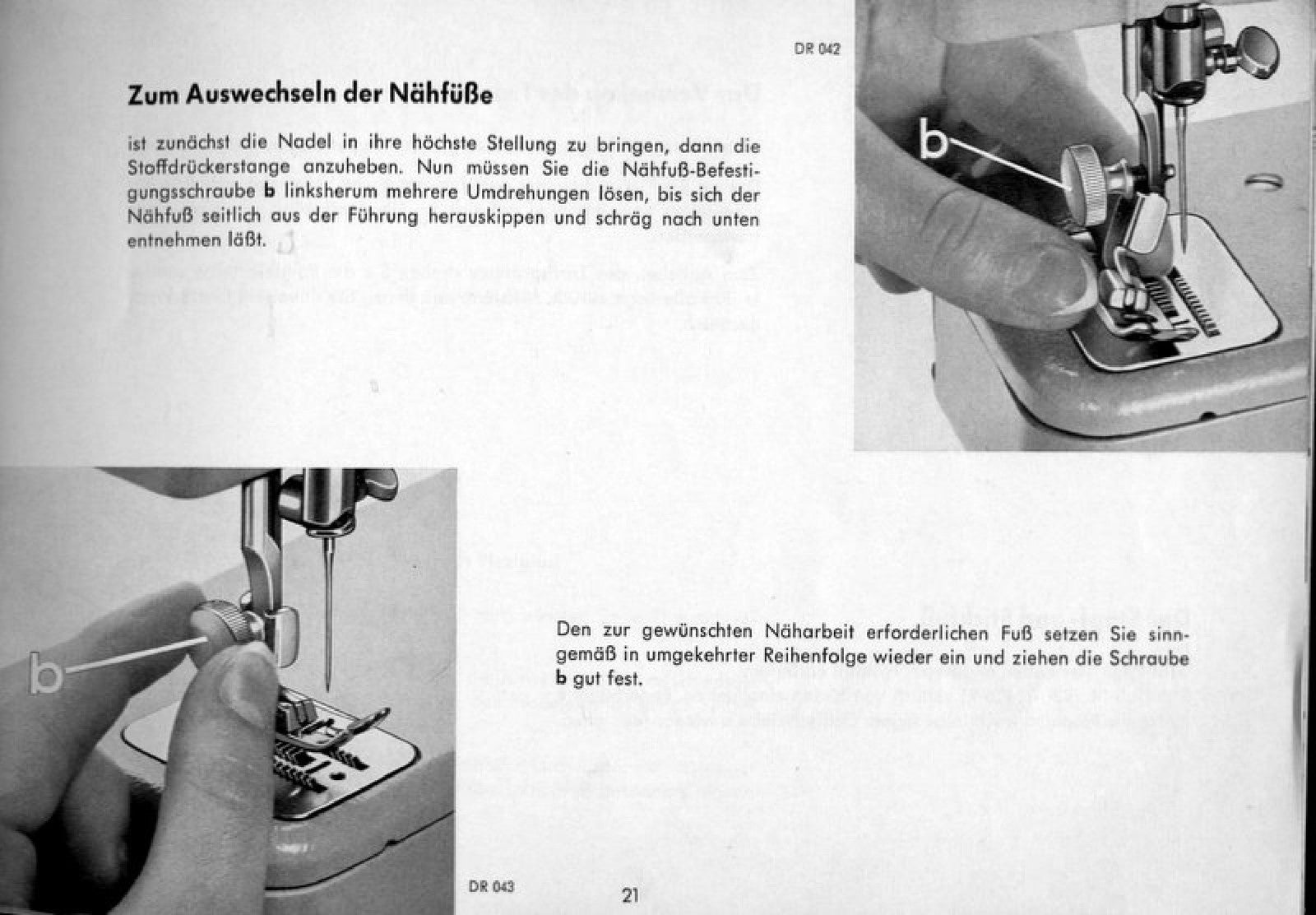 PFAFF 93 Sewing Machine Instruction Manual - STEEL WIRE BOUND - TOUGH COVERS