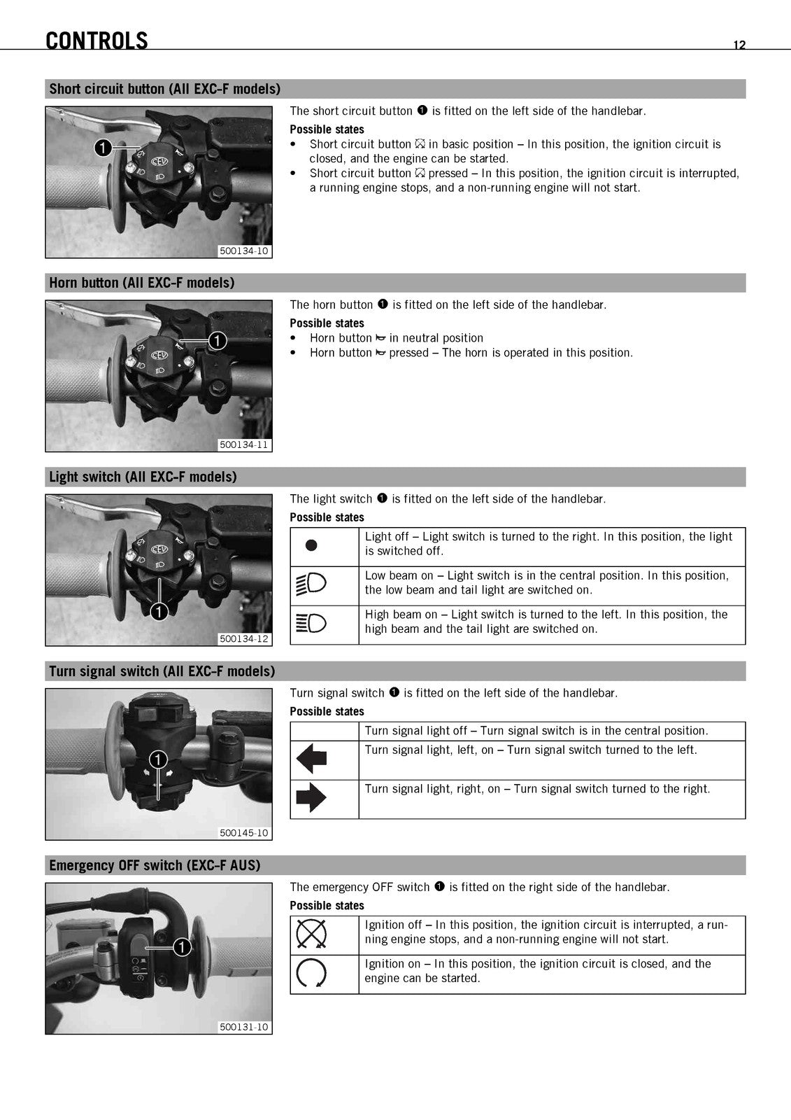 KTM 250 EXC-F EU Factory Edition AUS SIX DAYS XCF-W Owners Manual 2011 - BOUND
