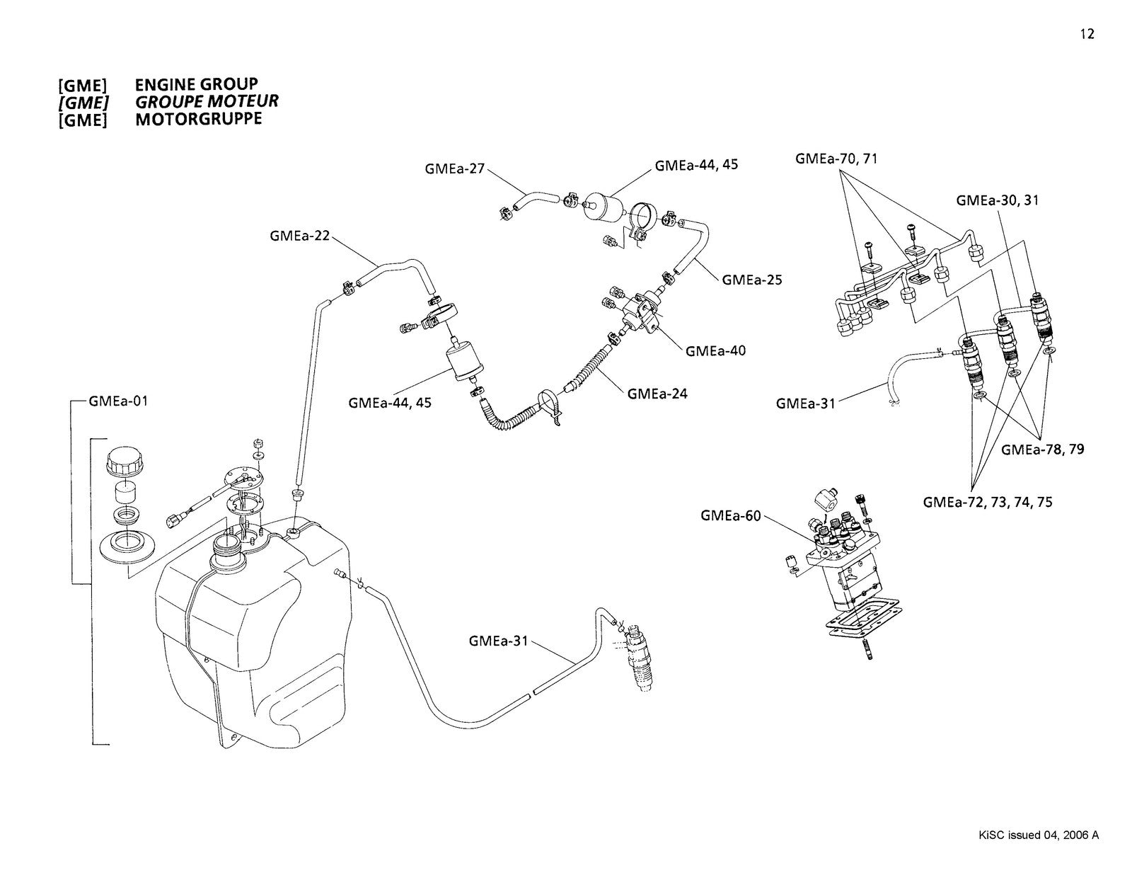 KUBOTA F1900 F1900E Flat-Rate Schedule Manual 2006 - WIRE BOUND - TOUGH COVERS