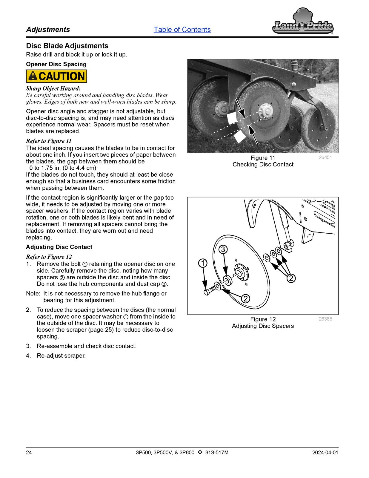 LAND PRIDE 3P600 Compact Drills Operators Manual 2017 - WIRE BOUND - COVERS