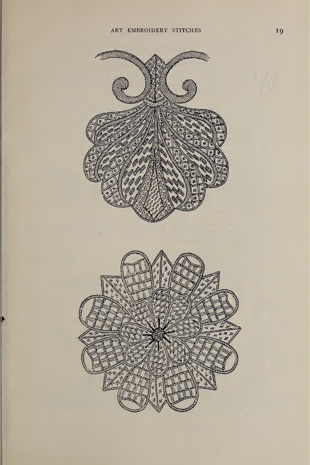 HEMINWAY Wash Silks Embroidery Crochet And Knitting Manual 1899, FOLDOUTS