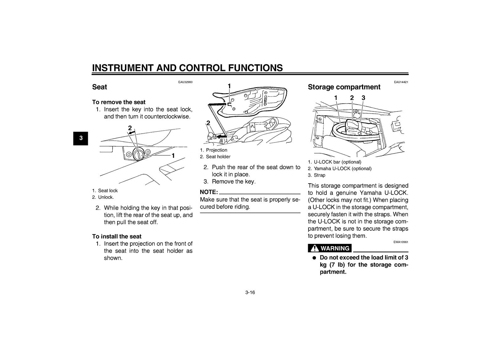 YAMAHA FZ6-SA Owners Manual 2006 - STEEL WIRE BOUND - PROTECTIVE COVERS