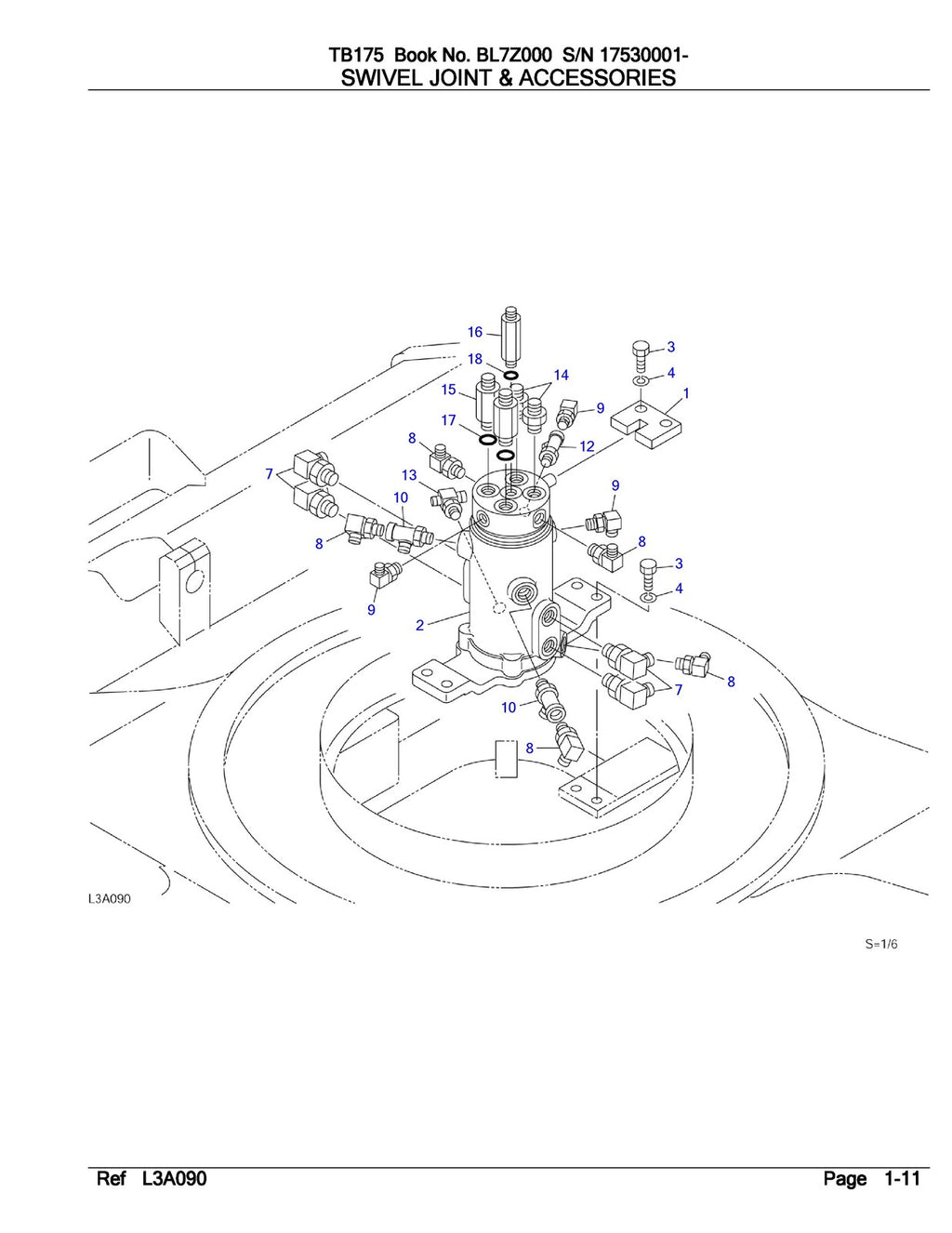 TAKEUCHI TB175 Parts Manual - STEEL WIRE BOUND PROTECTIVE COVERS