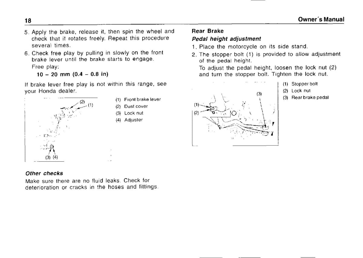 HONDA CRF150F Motorcycle Owners Manual - STEEL WIRE BOUND - PROTECTIVE COVERS
