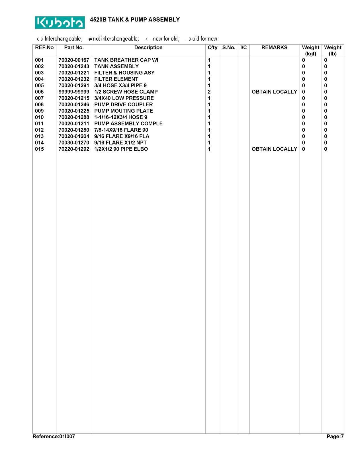 WOODS BL4520B L4530B Backhoe Illustrated Parts List Manual - WIRE BOUND - COVERS