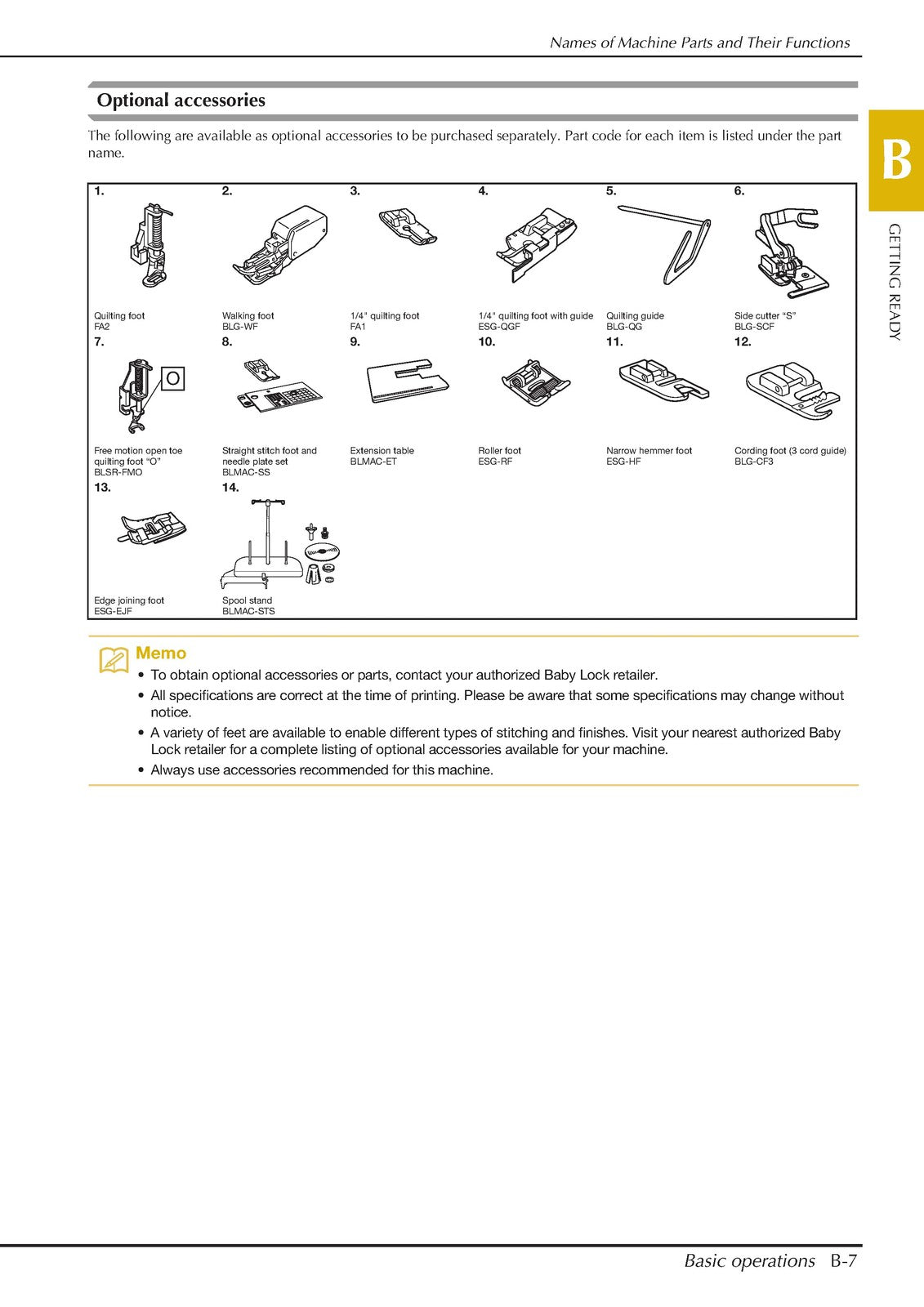 BABY LOCK Presto II BLMPR2 Sewing Machine Instruction Manual - WIRE BOUND