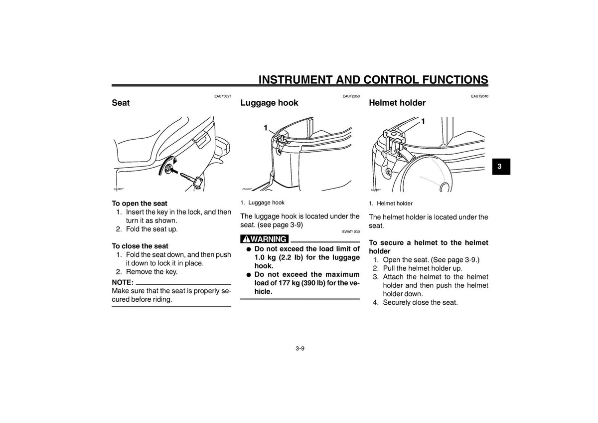 YAMAHA XF50E Giggle Scooter Owners Manual 2007 - STEEL WIRE BOUND - TOUGH COVERS