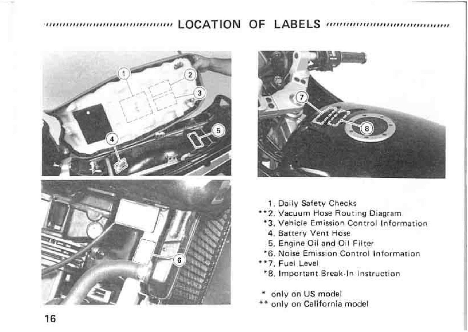 KAWASAKI EX500 Motorcycle Owners Manual - STEEL WIRE BOUND - PROTECTIVE COVERS