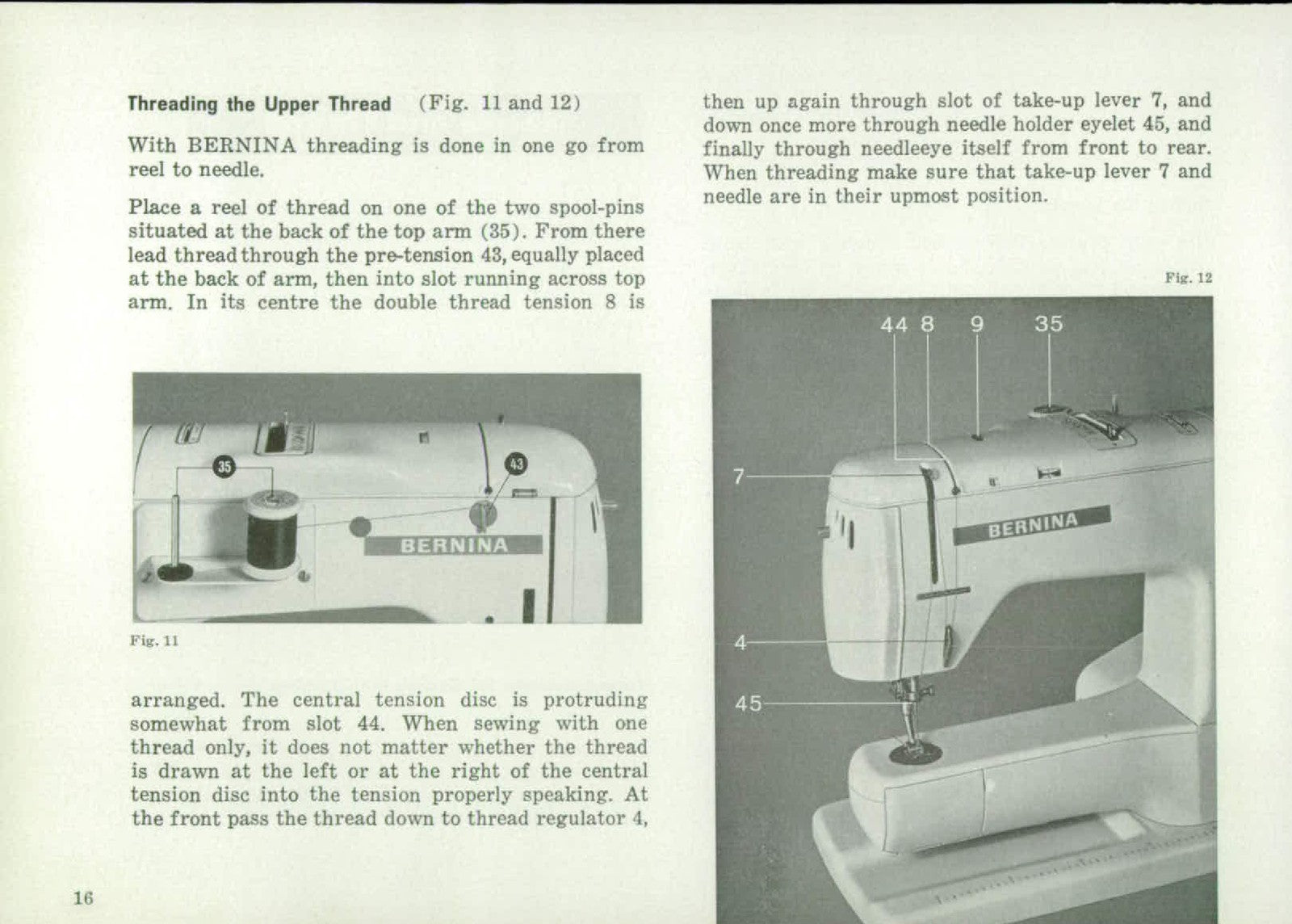 BERNINA 730 731 732 Record Operators & Parts Manual BUNDLE - WIRE BOUND - COVERS