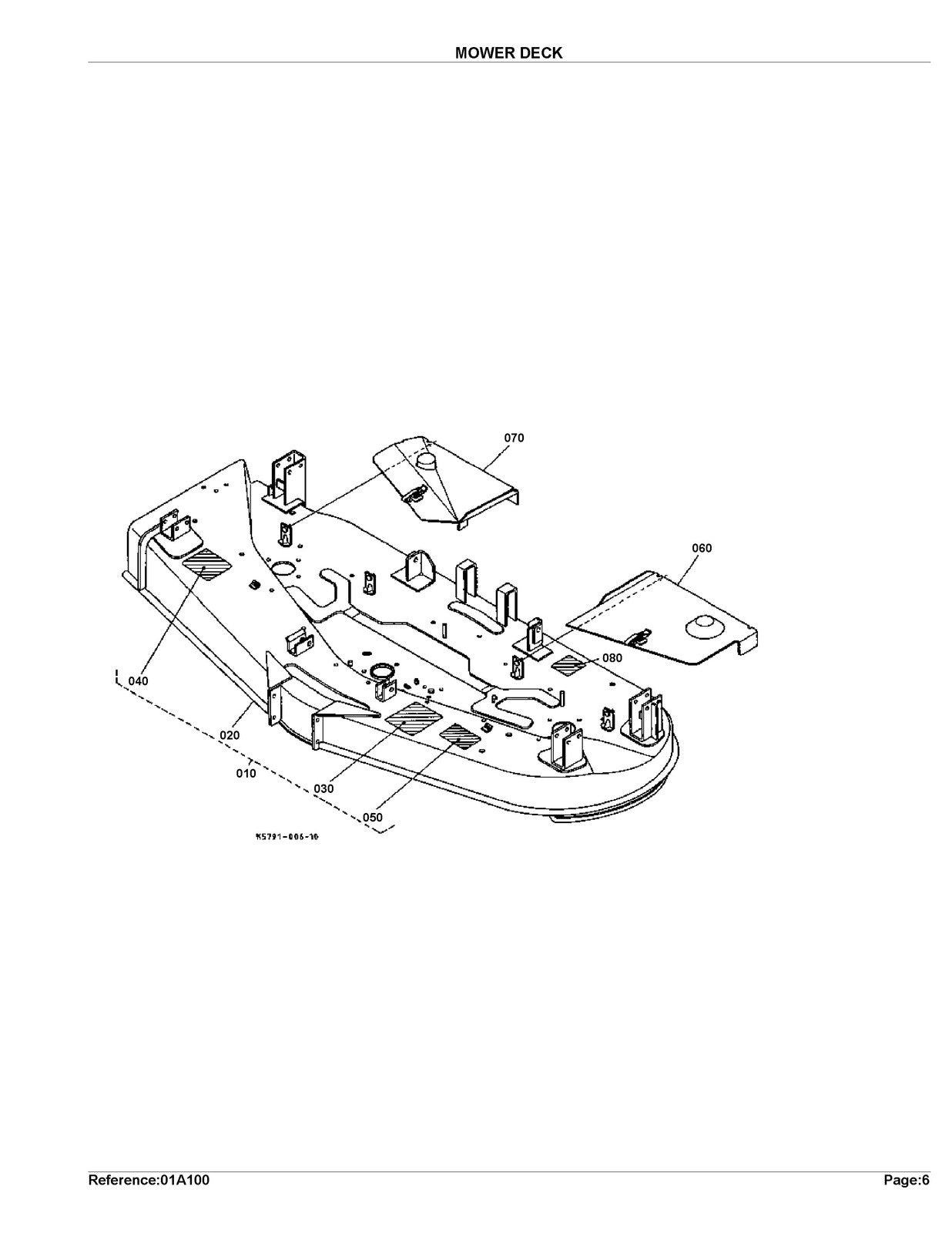 KUBOTA RC72-27B Parts Manual - STEEL WIRE BOUND - PROTECTIVE COVERS