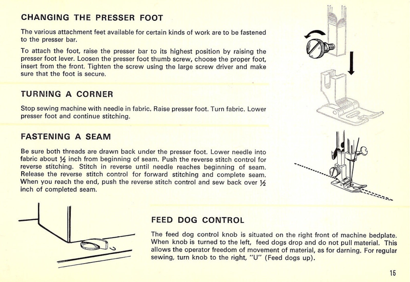 KENMORE 1316 1318 Zig-Zag Sewing Machine Instruction Manual - WIRE BOUND