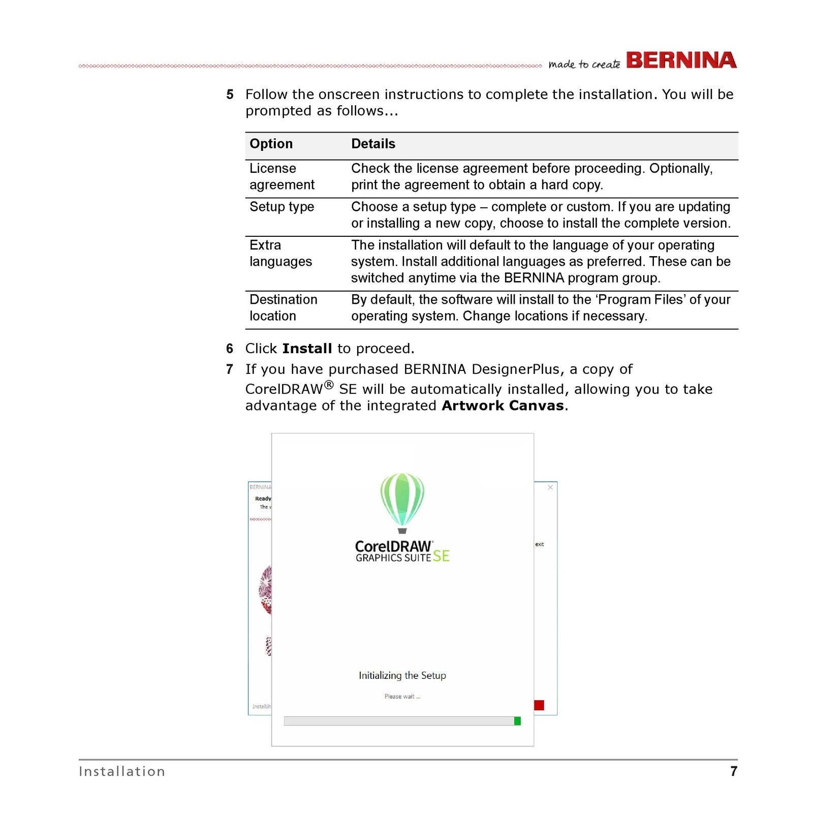 BERNINA Embroidery Software 9 Quick Start Guide Manual - WIRE BOUND - COVERS
