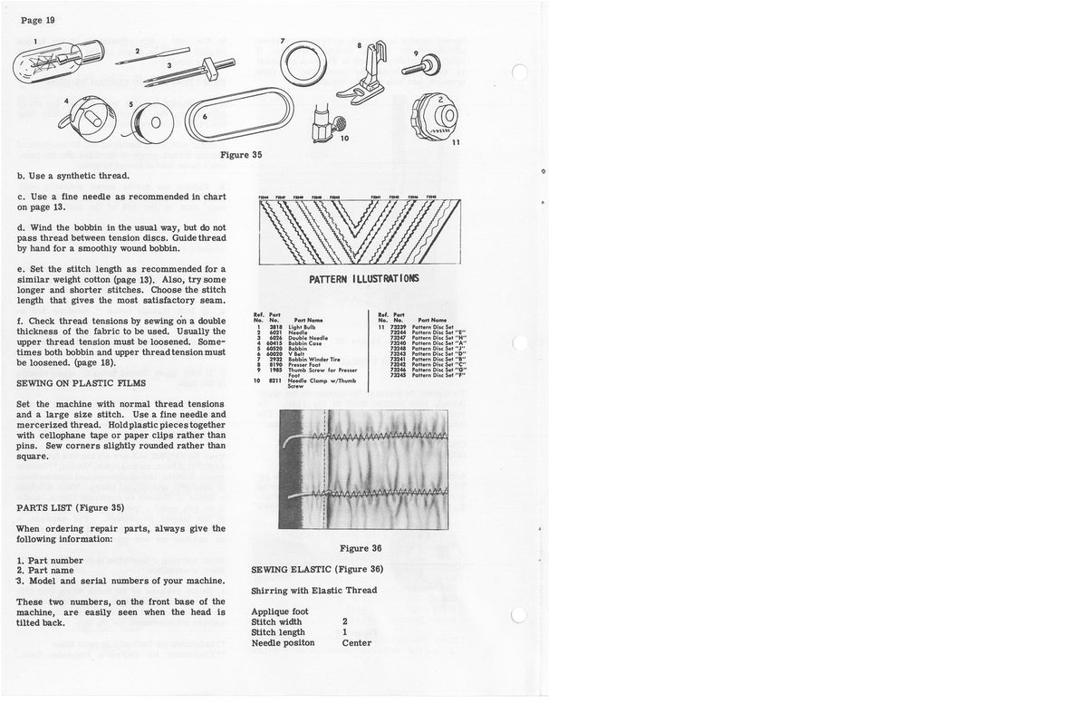 KENMORE 117740 117840 117841 Sewing Machine Service Manual 1957 - WIRE BOUND