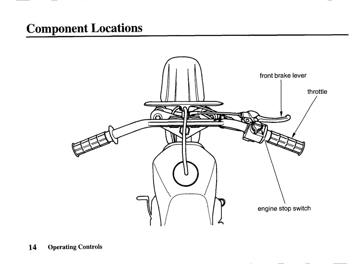 HONDA Z50R Motorcycle Owners Manual 1997 - STEEL WIRE BOUND - PROTECTIVE COVERS
