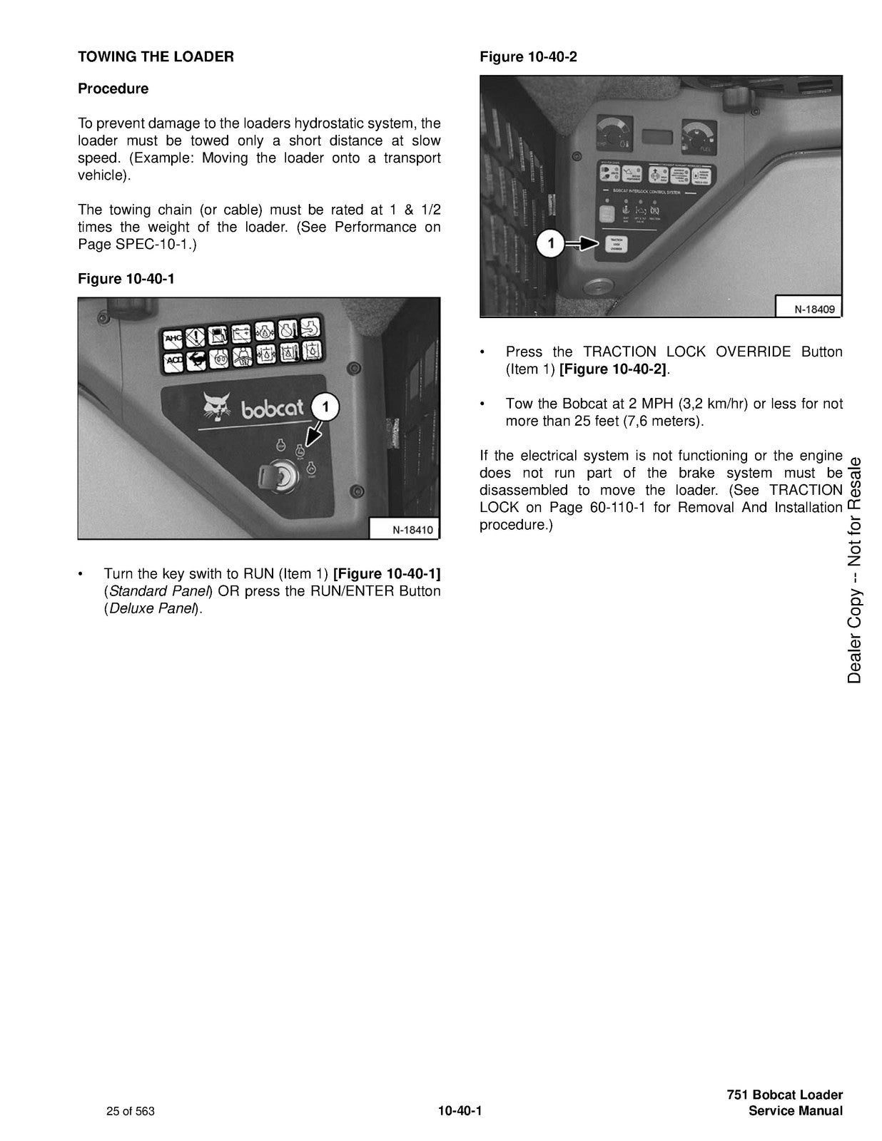 BOBCAT 751 Service Manual 2006 SN 515620001 Up - BOUND - COVERS - XL FOLDOUTS