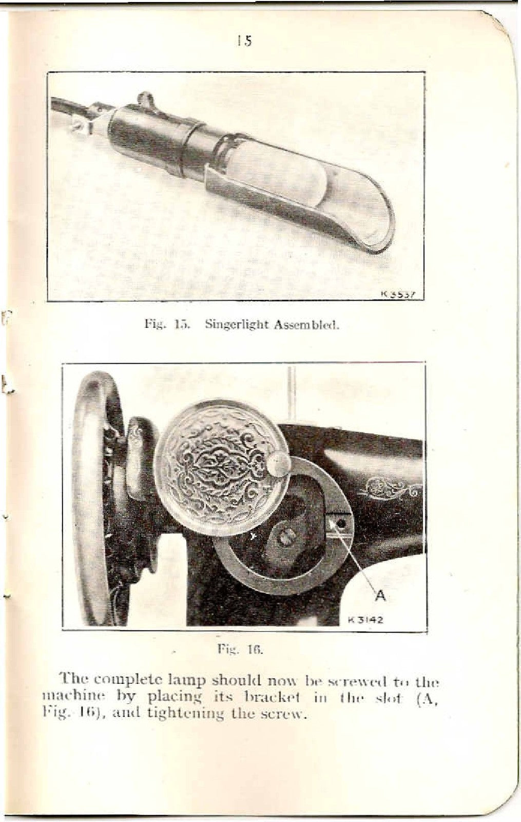 Singer BRK Electric Motors Instructions for Using and Adjusting Manual