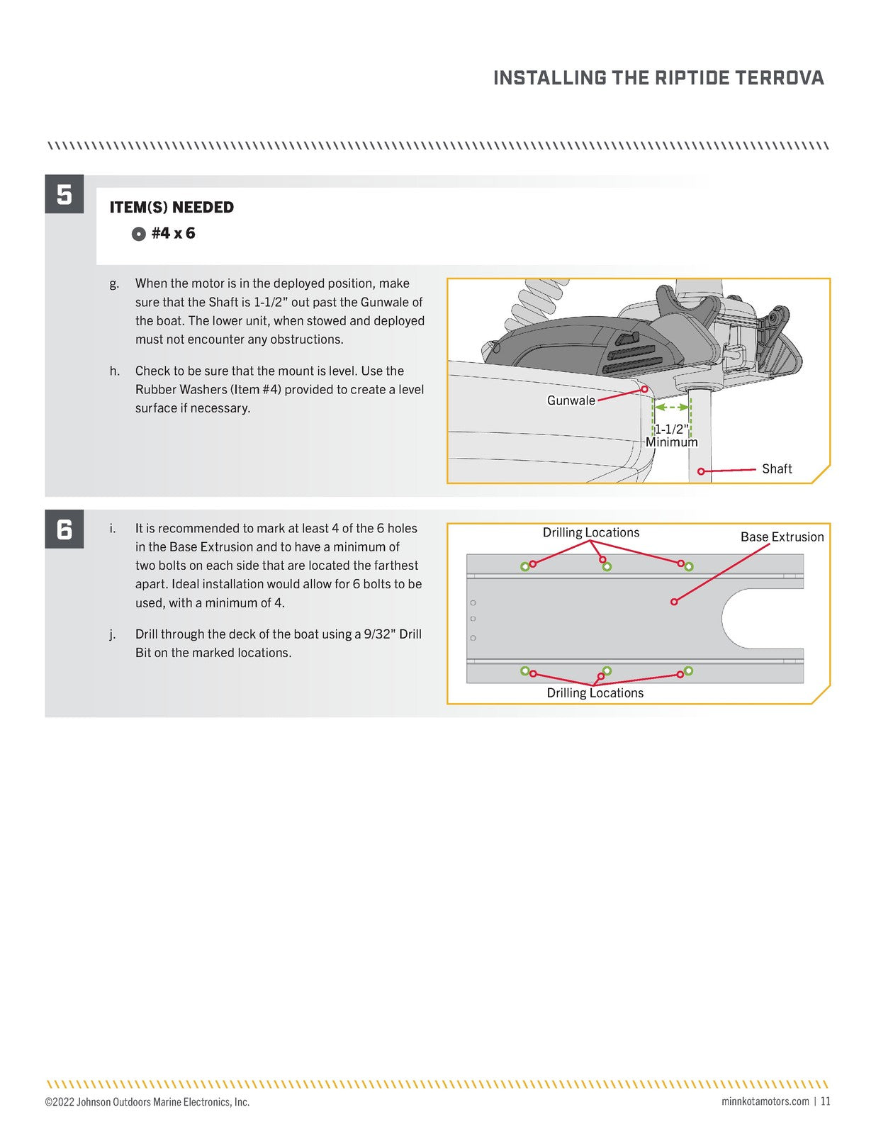MINN KOTA Riptide Terrova Trolling Motor Owners Manual 2022 - WIRE BOUND
