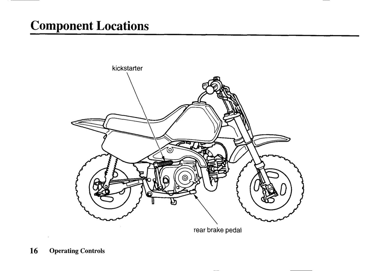HONDA Z50R Motorcycle Owners Manual 1999 - STEEL WIRE BOUND - PROTECTIVE COVERS