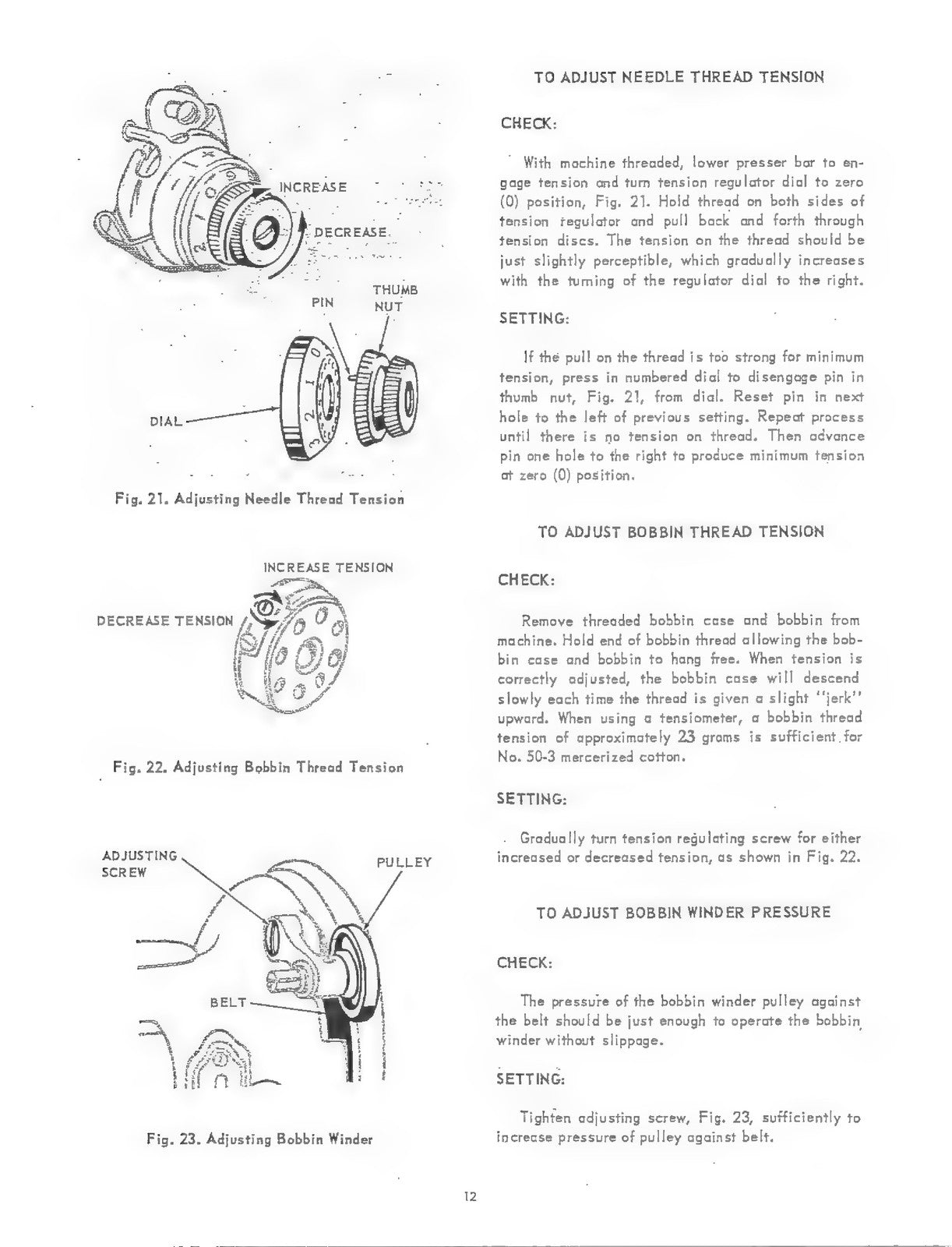 SINGER Featherweight 221 Service & Operators Manuals BUNDLE - WIRE BOUND