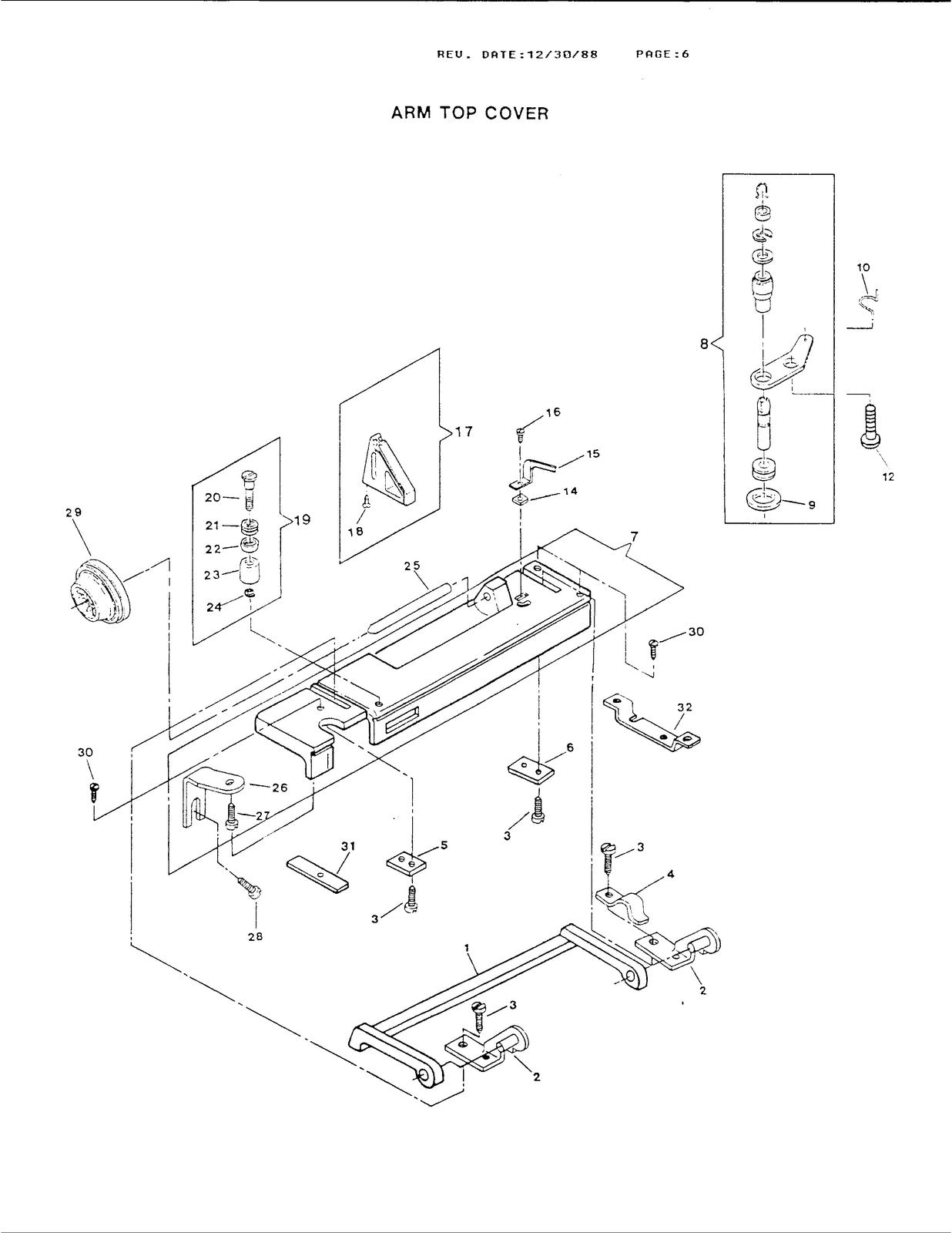 SINGER 9410 Parts Manual - STEEL WIRE BOUND - PROTECTIVE COVERS