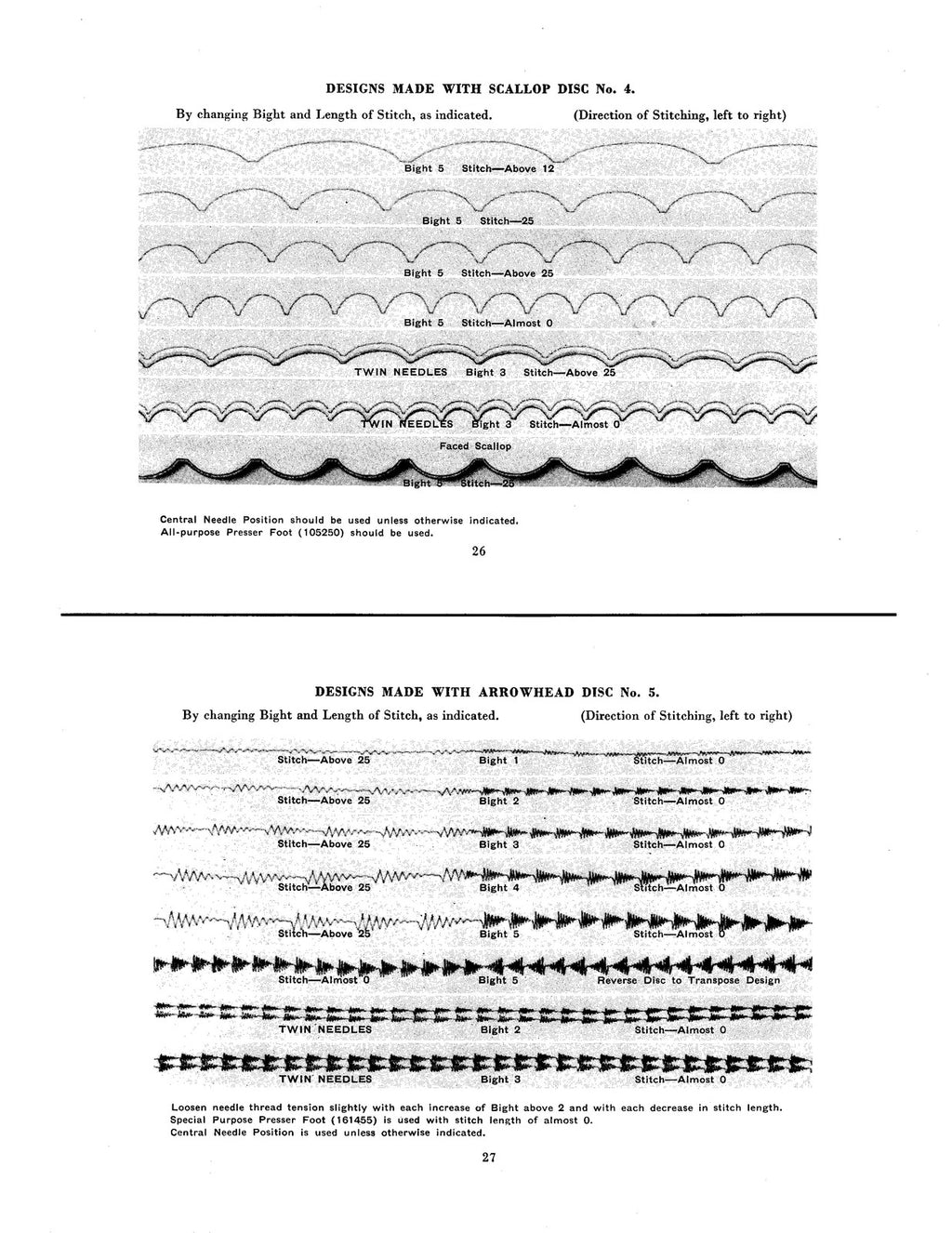 SINGER 306K 306W Sewing Machine Manual - STEEL WIRE BOUND - TOUGH COVERS