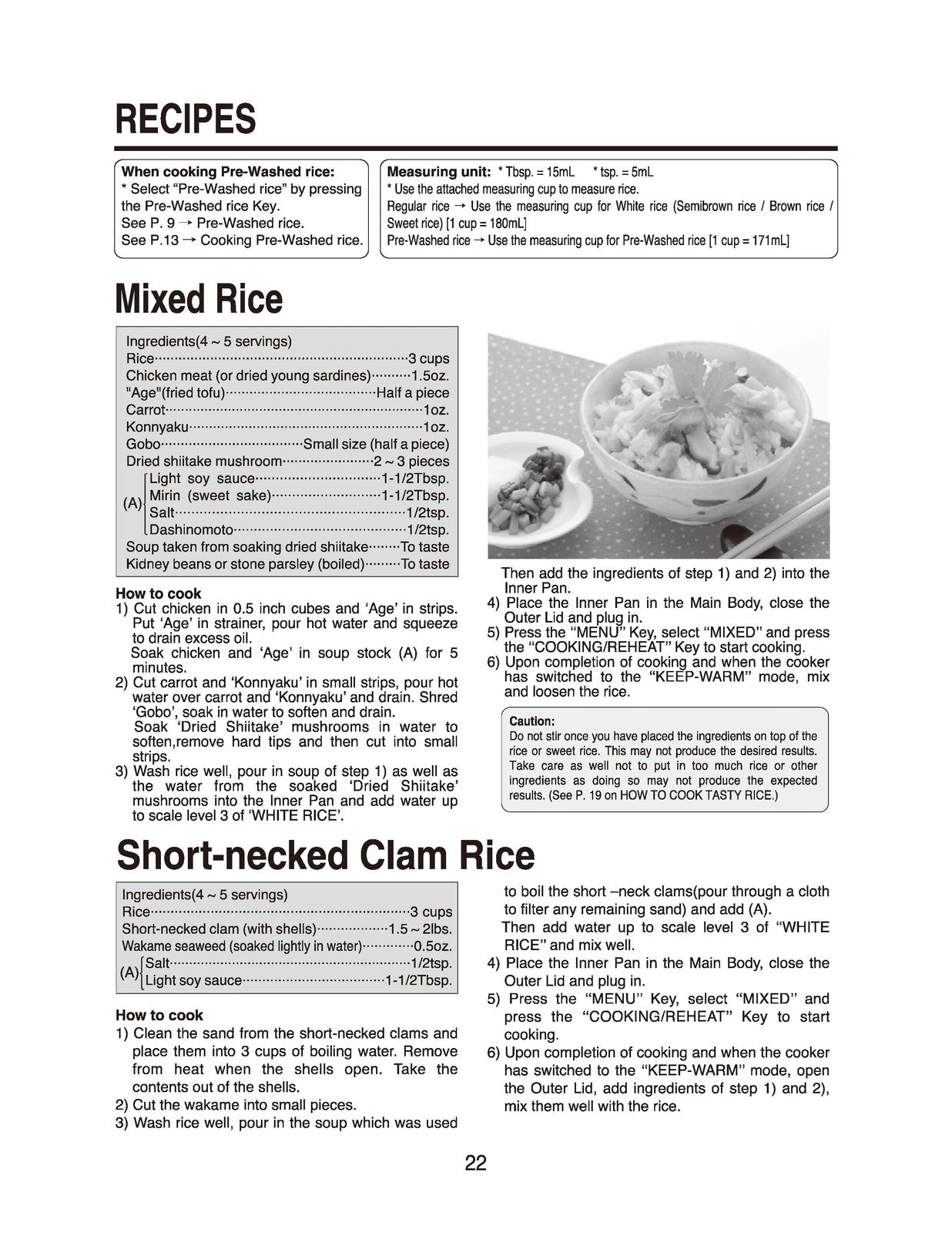ZOJIRUSHI NS-ZCC10 18 Neuro Fuzzy Micom Rice Operating Instructions Manual