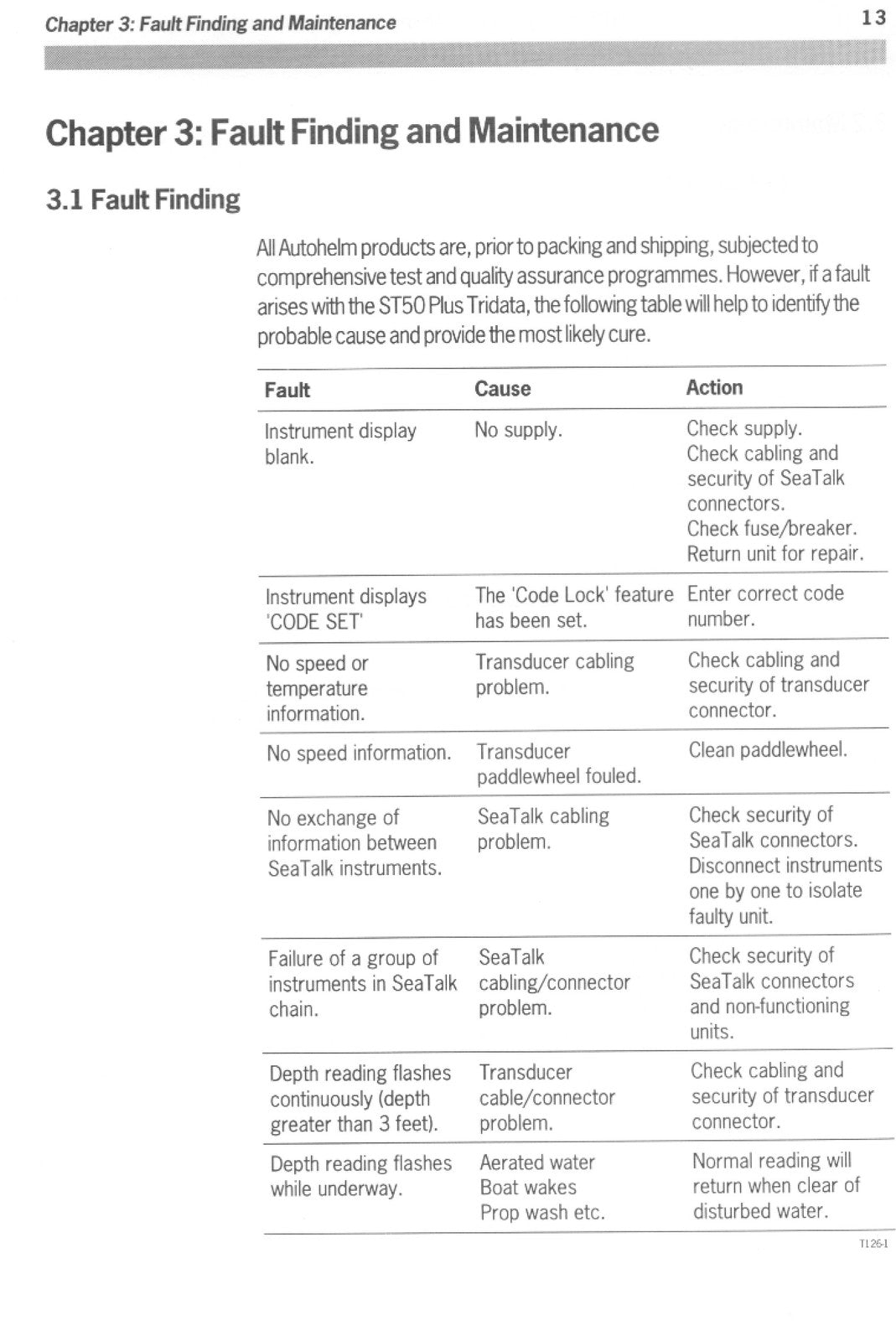 Autohelm ST50 Tridata Repeater Installation and Instruction Manual - BOUND