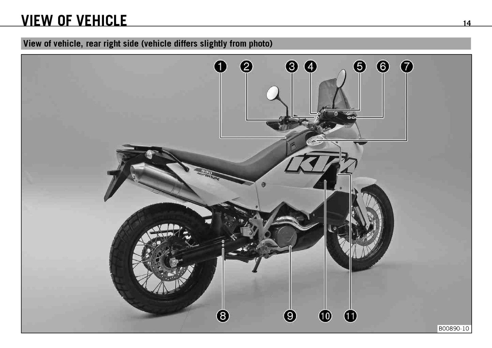 KTM 990 Adventure 990 Adventure R Owners Manual 2012 - WIRE BOUND - TOUGH COVERS
