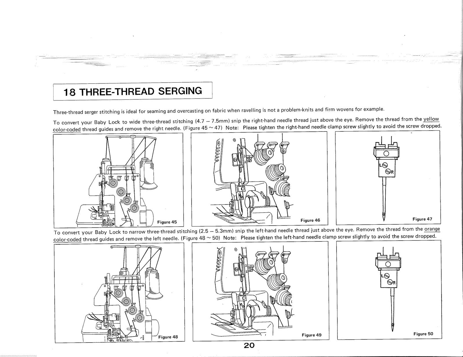 BABY LOCK BL4-428 Serger Instruction Manual - STEEL WIRE BOUND - TOUGH COVERS