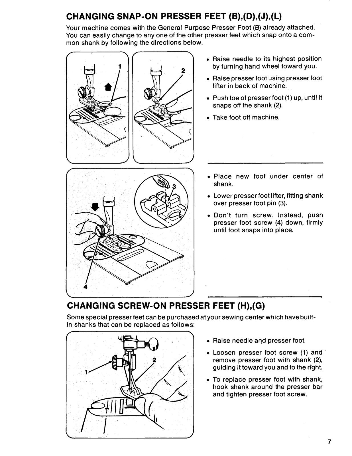 SINGER 6202 6212 Instruction Manual - STEEL WIRE BOUND - PROTECTIVE COVERS