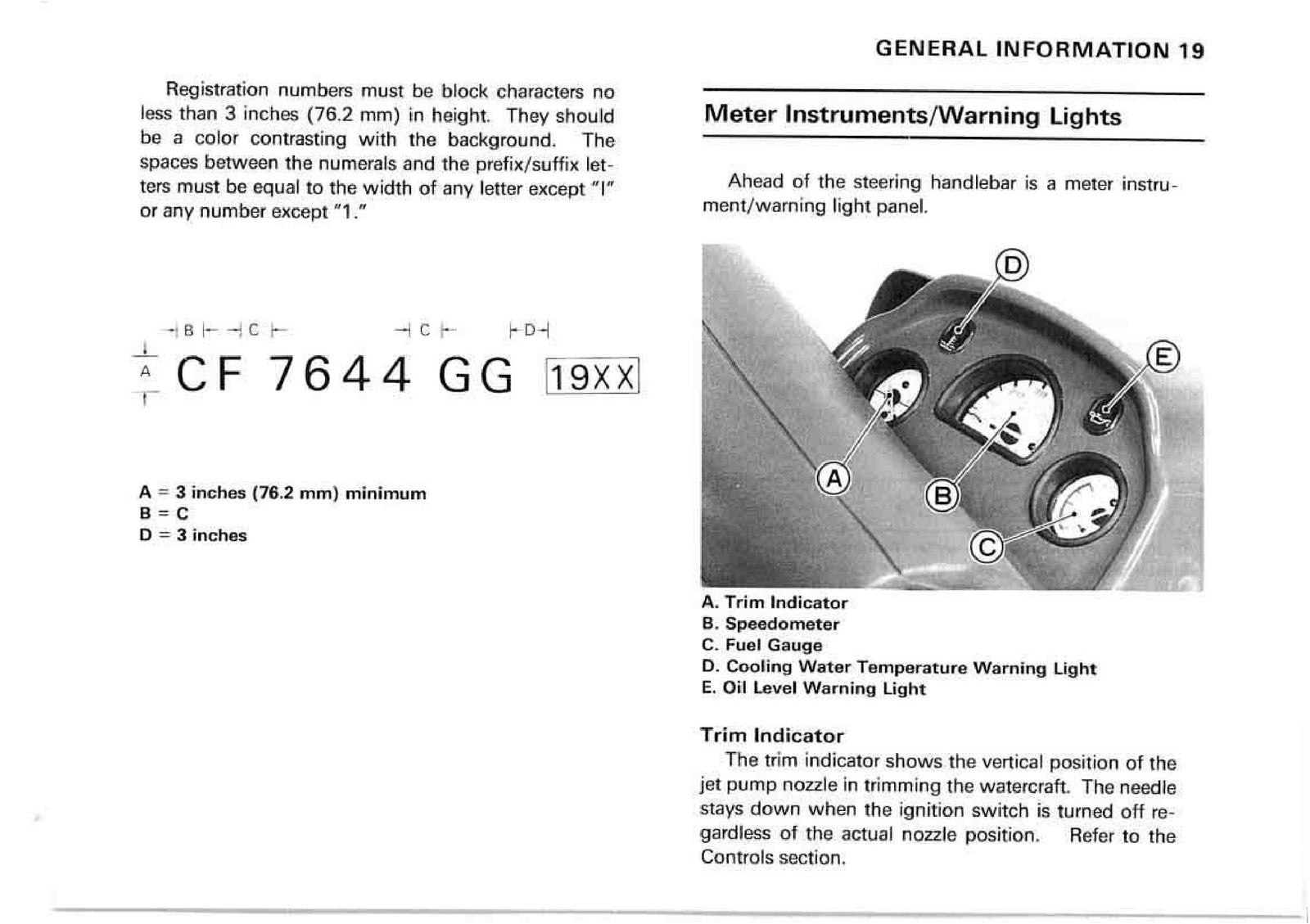 KAWASAKI Jet Ski 750 ZXi Owners Manual 2 - STEEL WIRE BOUND - TOUGH COVERS
