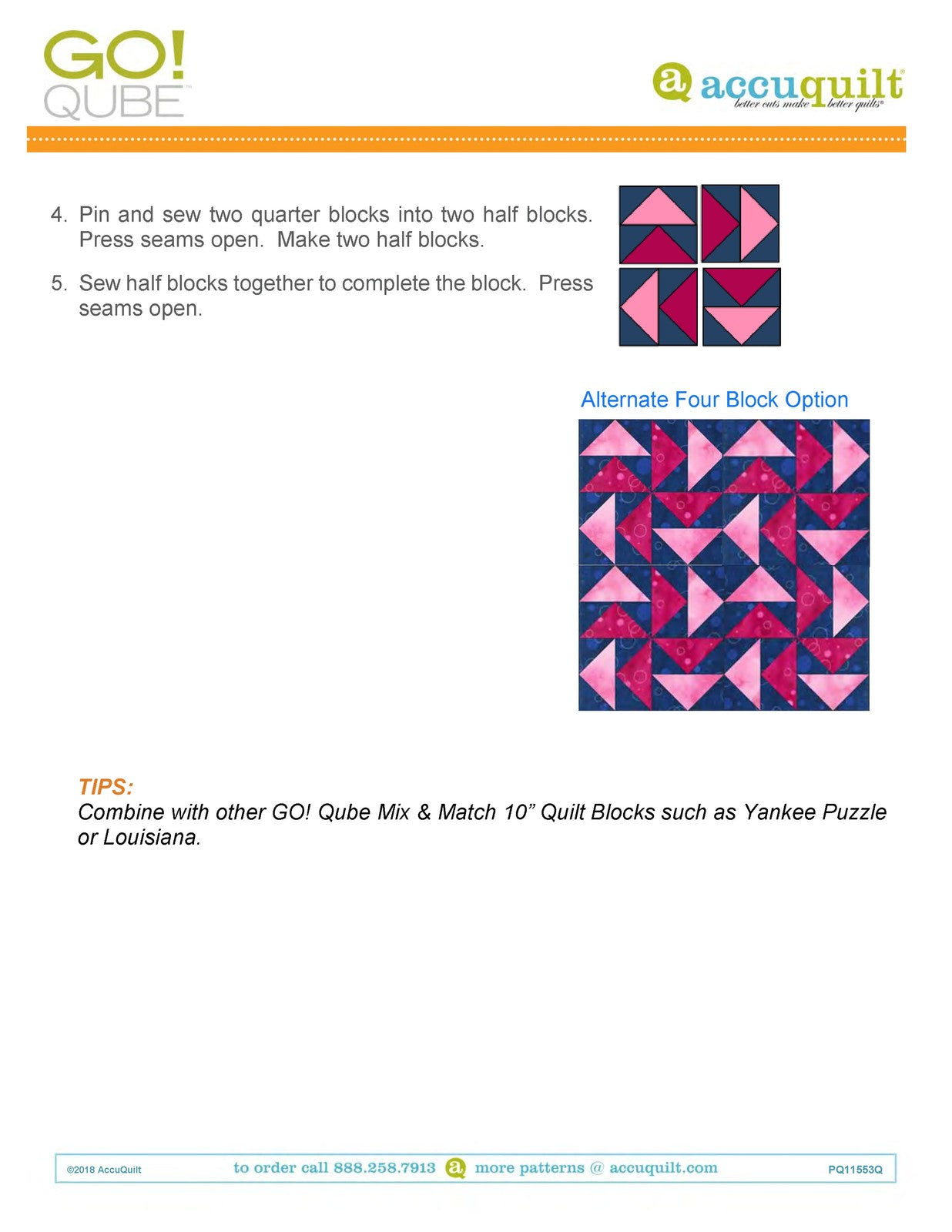 ACCUQUILT Go Qube 10" Blocks - STEEL WIRE BOUND - PROTECTIVE COVERS