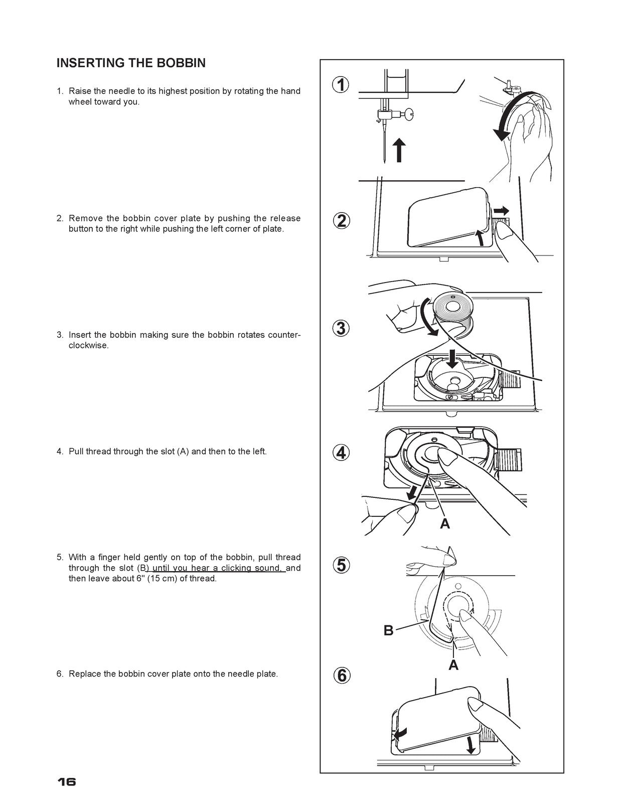 SINGER Futura CE-250 CE-350 Embroidery Machine Instruction Manual - WIRE BOUND