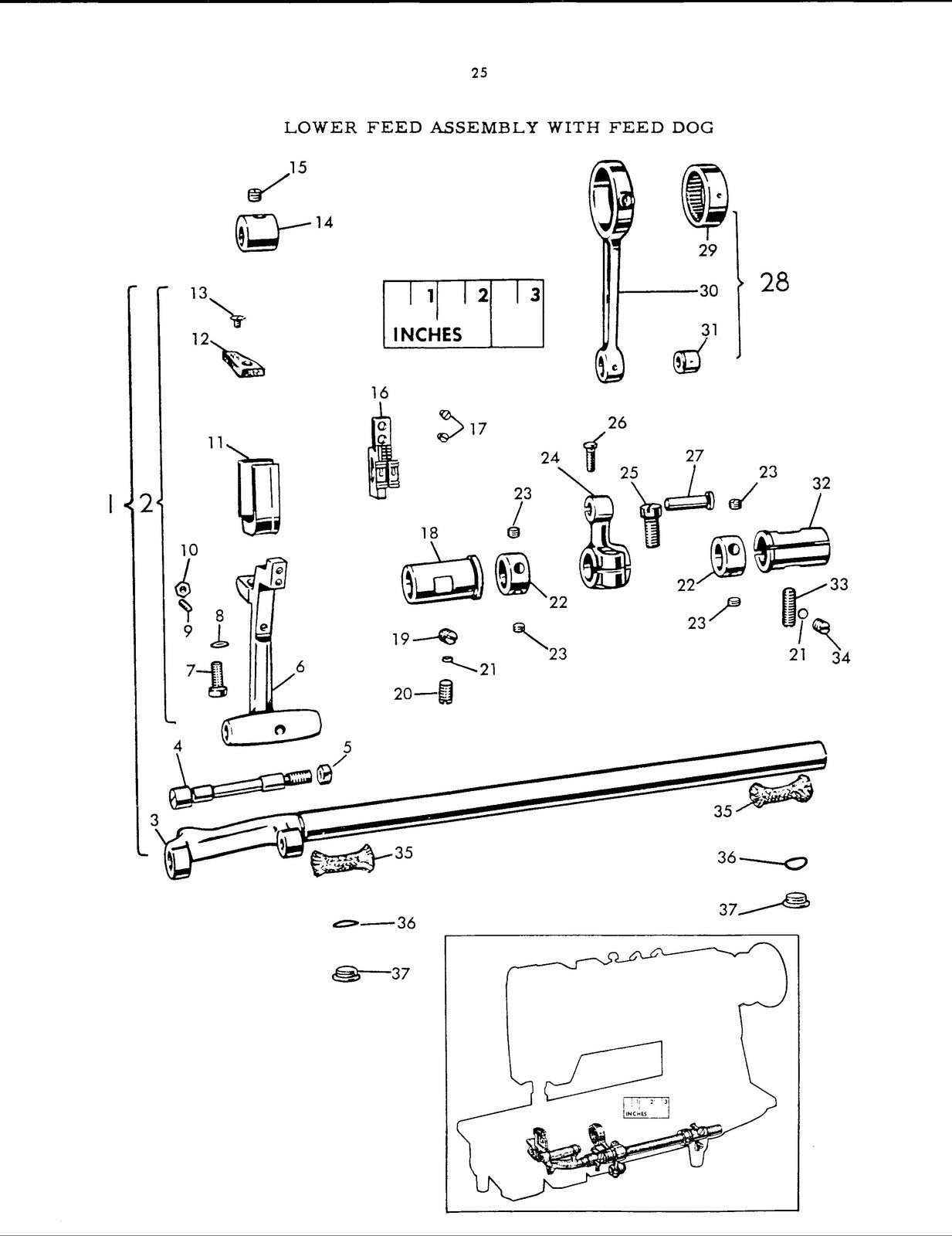 SINGER 212W140 Sewing Machine Service And Parts Manual 1955 - WIRE BOUND