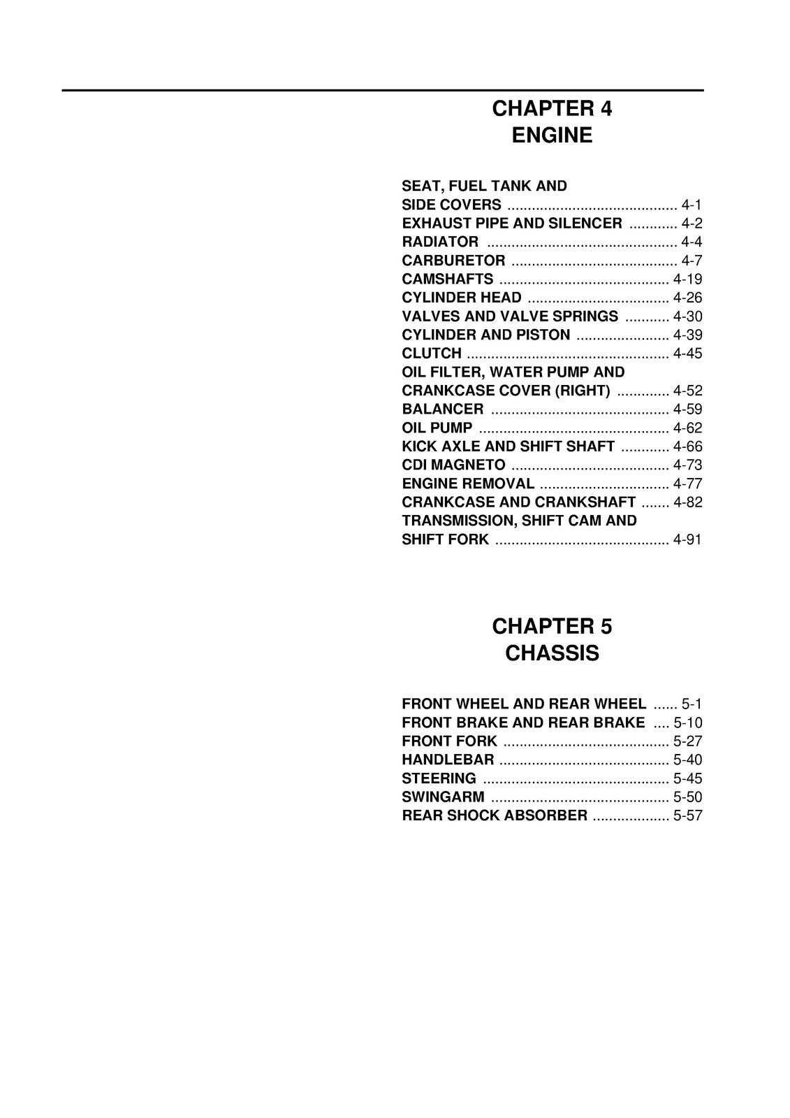 YAMAHA YZ426F Owners Service Manual 2001 - STEEL WIRE BOUND - PROTECTIVE COVERS
