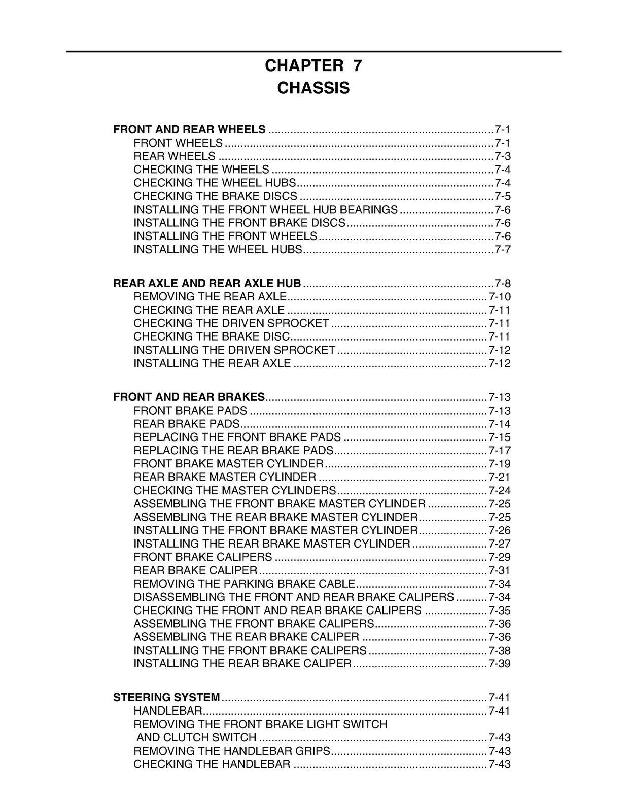 YAMAHA YFZ450S ATV Service Manual 2003 - BOUND - COVERS - XL FOLDOUT PAGES