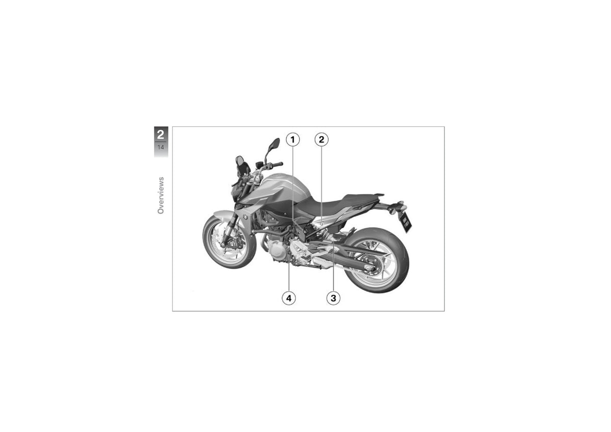 BMW F 900 R Motorcycle Riders Manual 2020 - STEEL WIRE BOUND - PROTECTIVE COVERS