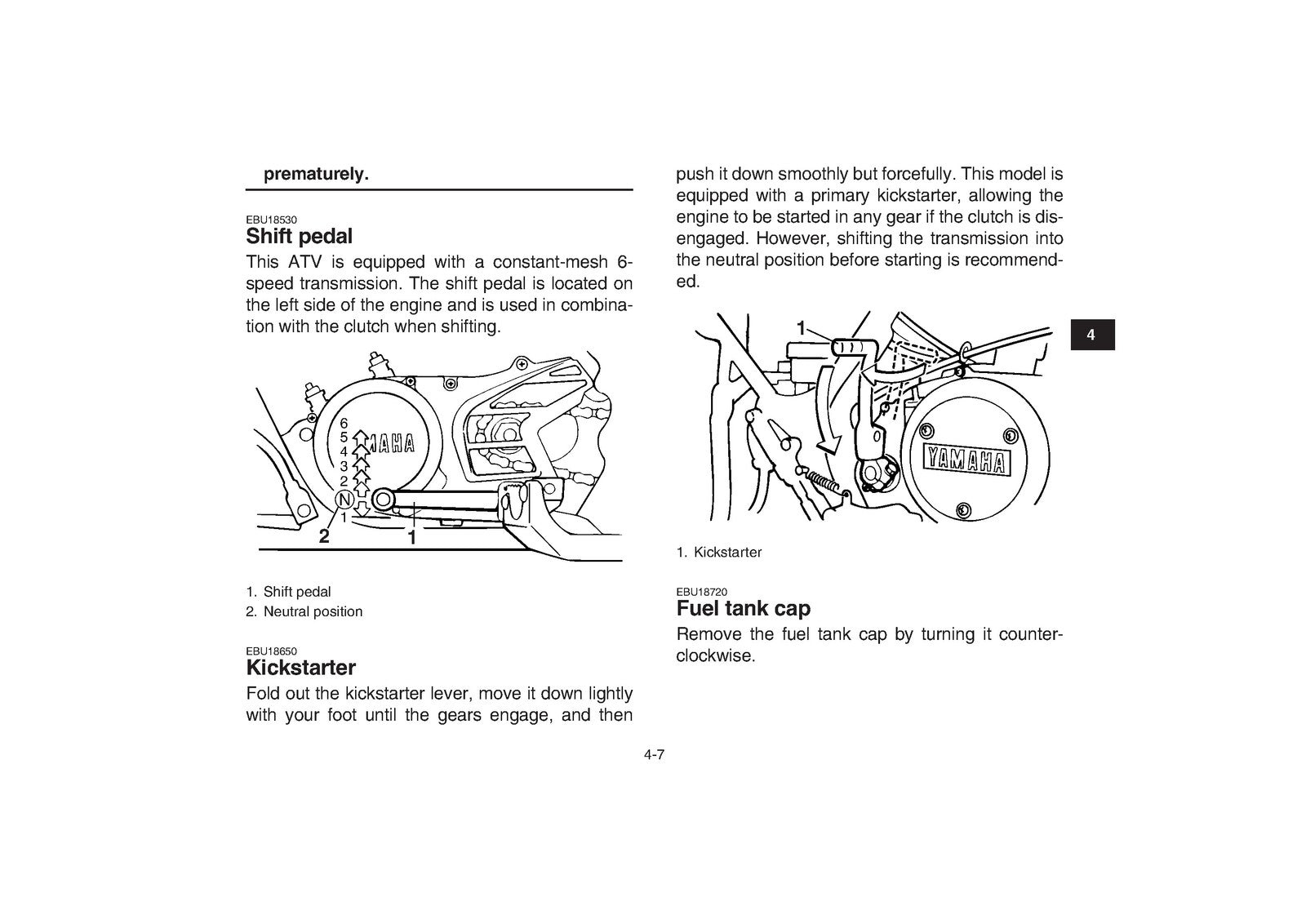 YAMAHA YFZ350W Banshee 350 ATV Owners Manual 2007 - WIRE BOUND - TOUGH COVERS