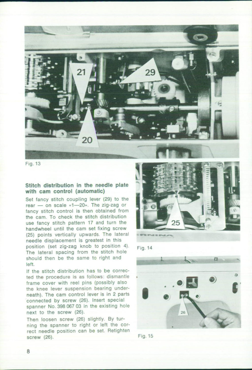 BERNINA 840 841 842 Service Manual Adjusters Manaul - WIRE BOUND - TOUGH COVERS