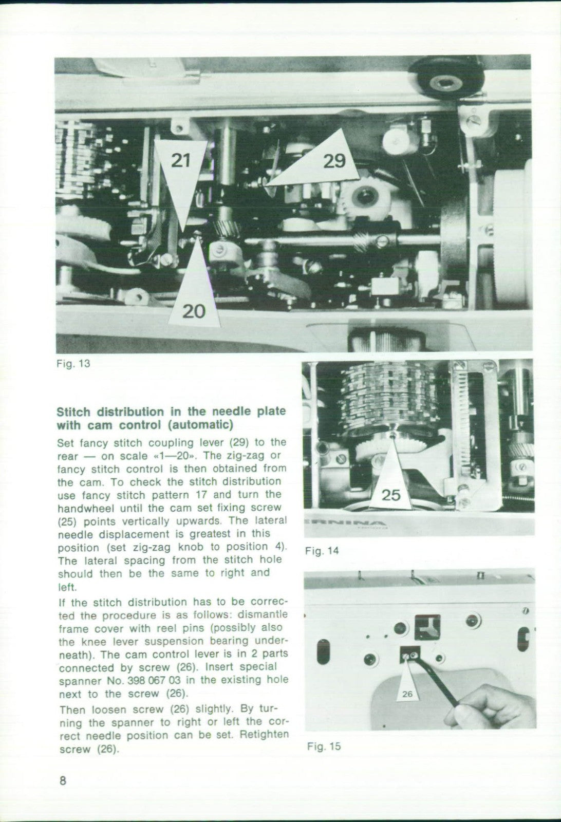 BERNINA 840 841 842 Service Manual Adjusters Manaul - WIRE BOUND - TOUGH COVERS
