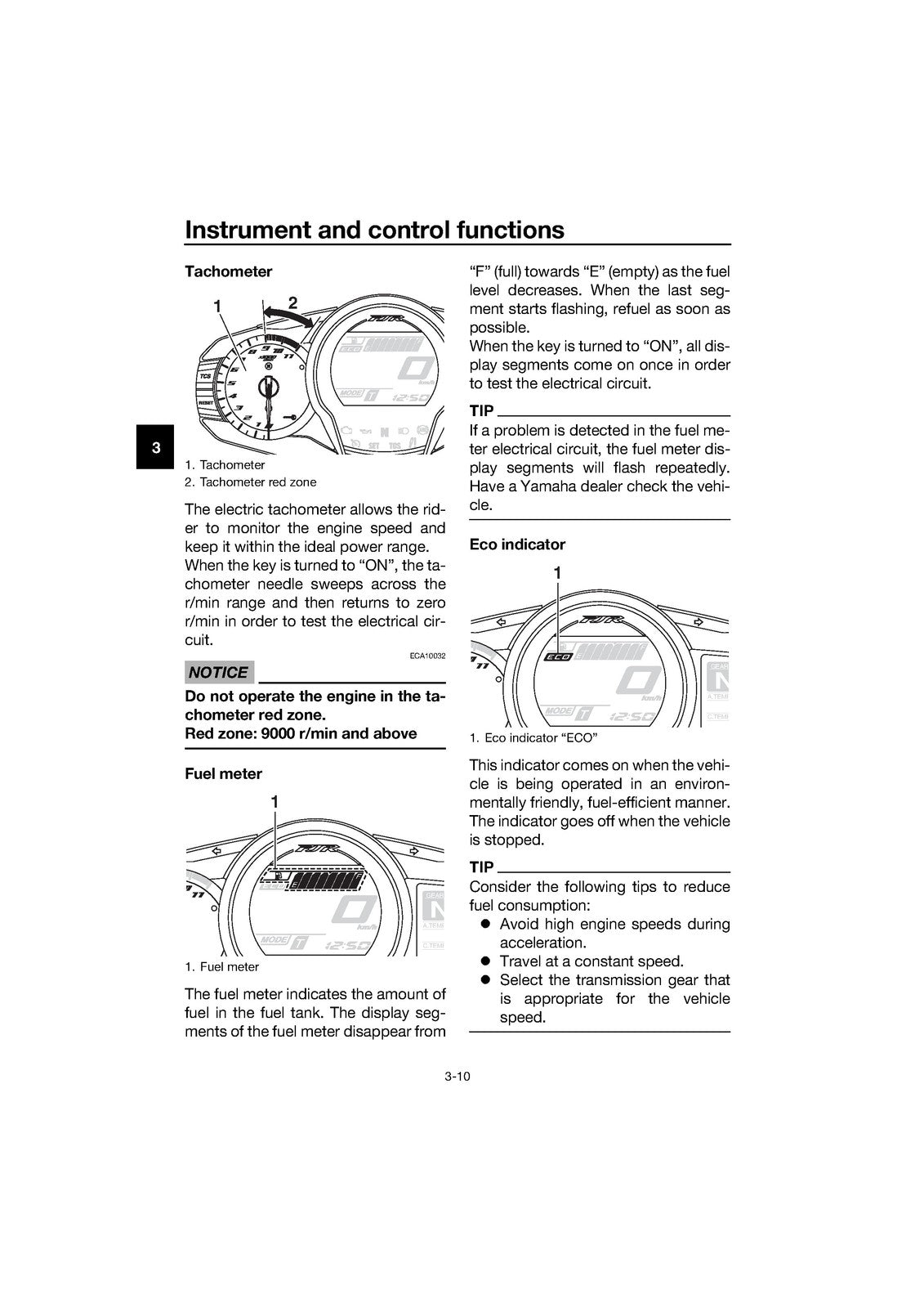 YAMAHA FJR1300D-AE FJR1300AE Motorcycle Owners Manual 2020 - WIRE BOUND - COVERS