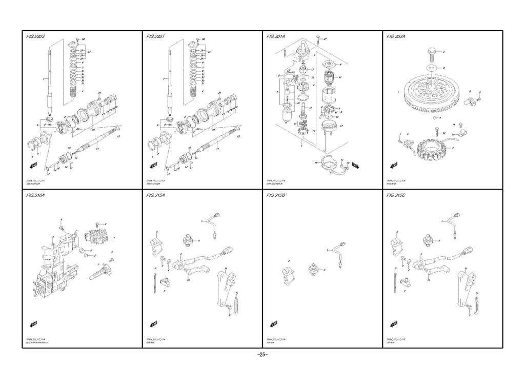 SUZUKI DF40A DF60A SERVICE MANUAL - STEEL WIRE BOUND - PROTECTIVE COVERS