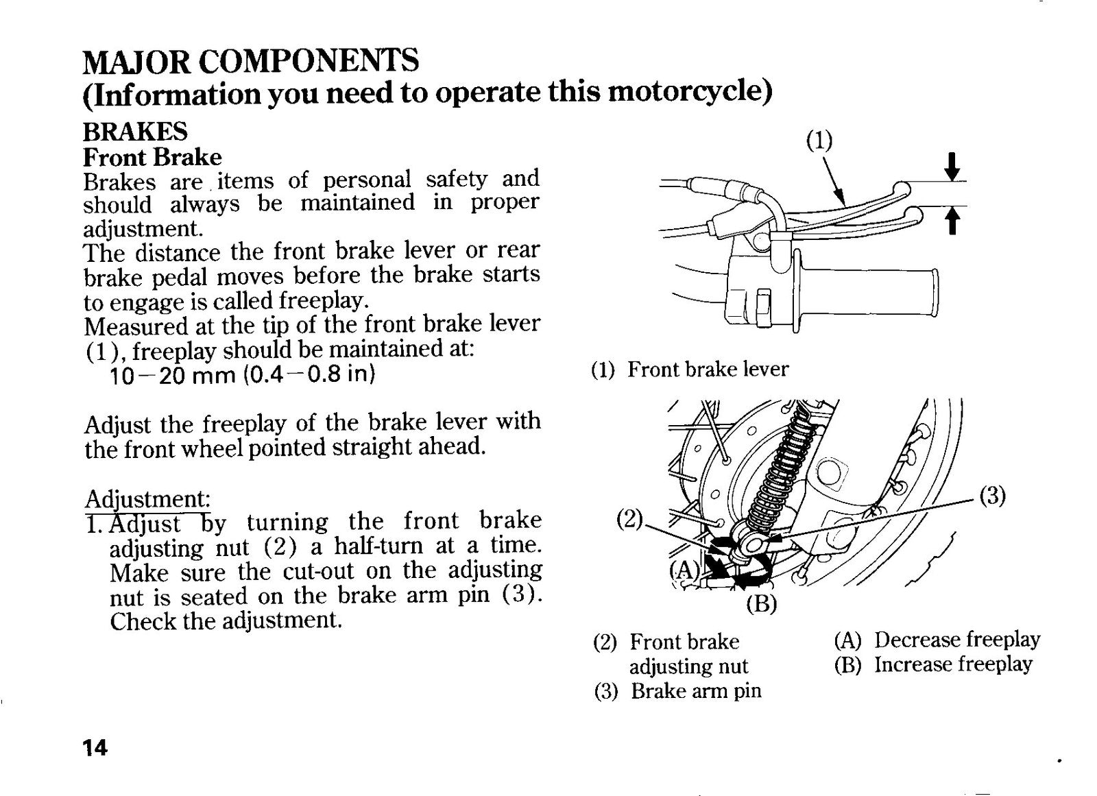 HONDA CRF50F Owners Manual 2007 - STEEL WIRE BOUND - PROTECTIVE COVERS