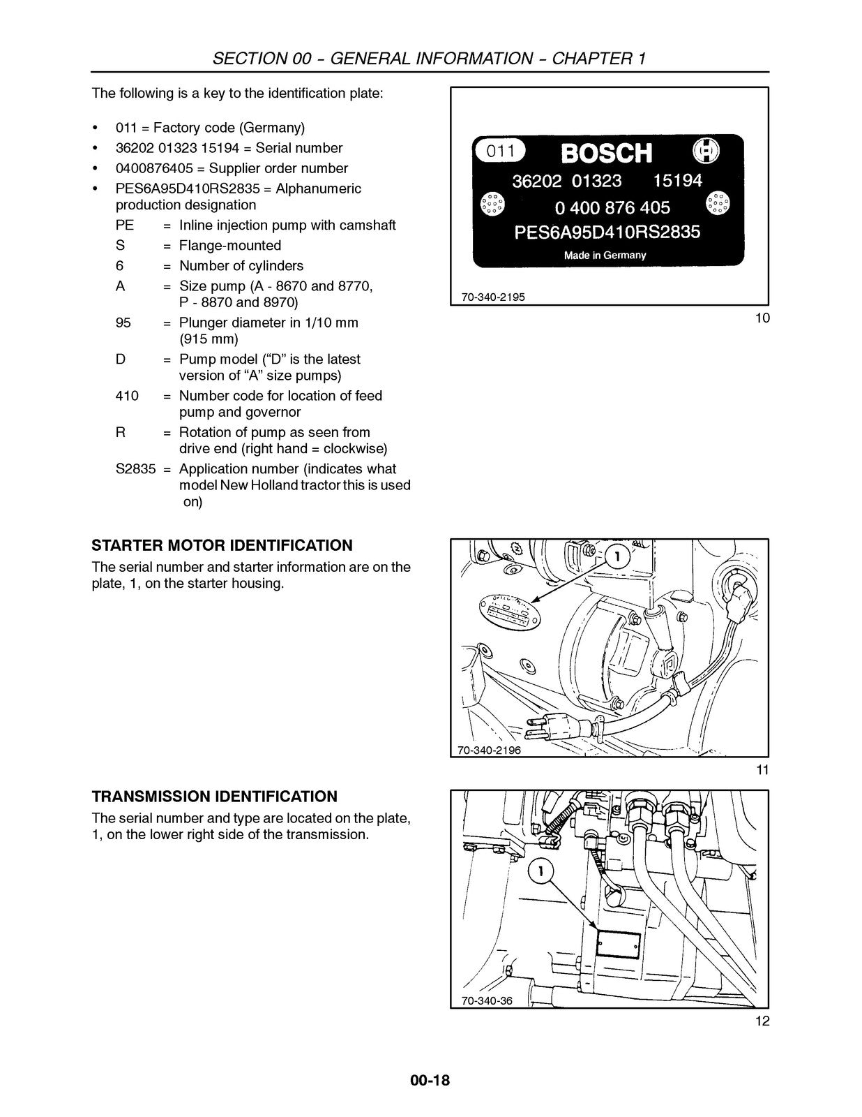 NEW HOLLAND 70 Series 70A Series Tractor Repair Manual 2002 - WIRE BOUND