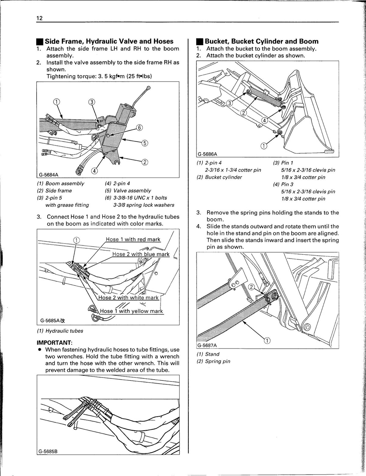 KUBOTA LA211 Front Loader Operators & Parts Manual BUNDLE - WIRE BOUND - COVERS