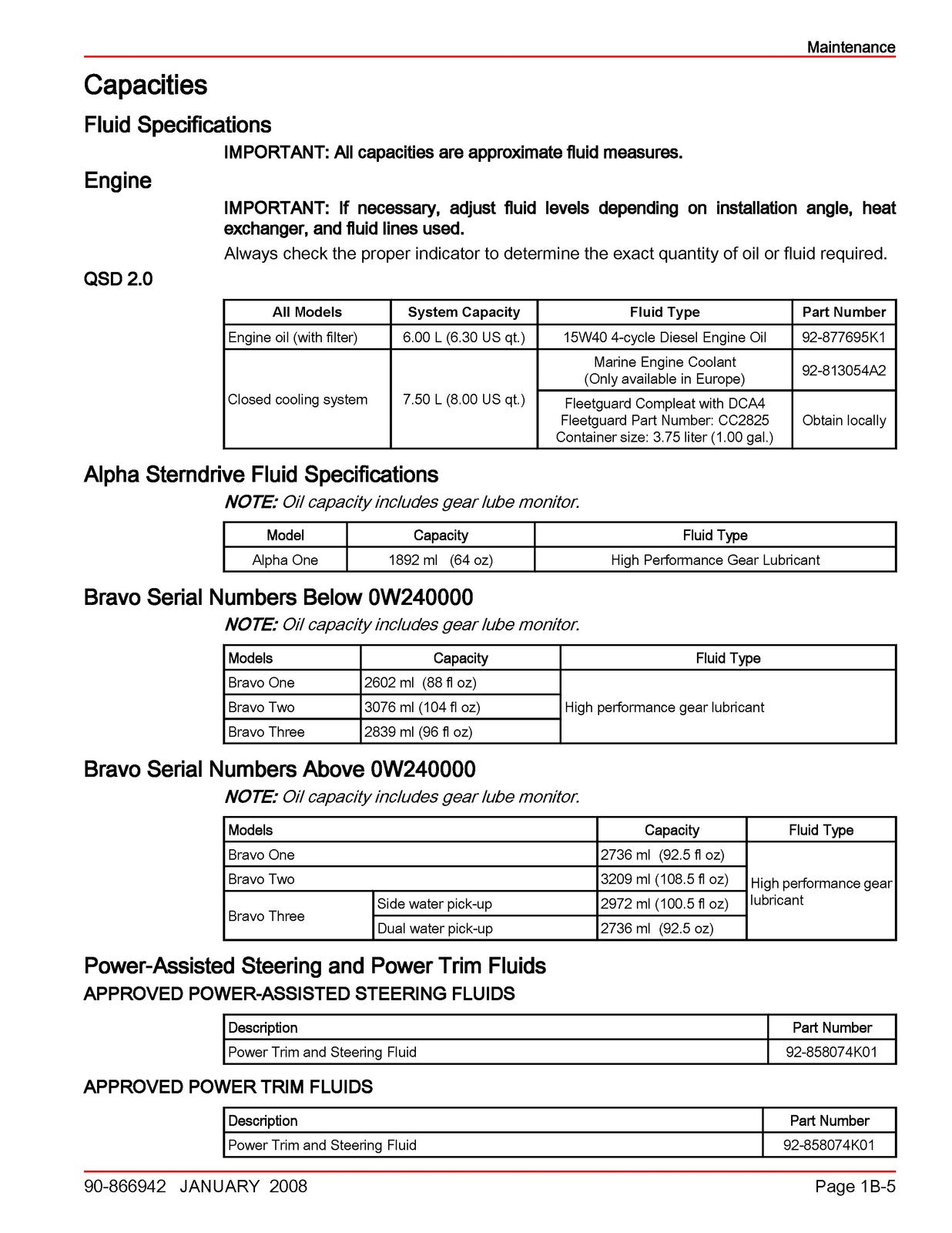 MERCURY MERCRUISER QSD 20 Liter Diesel Engine Service Manual 2007 - WIRE BOUND