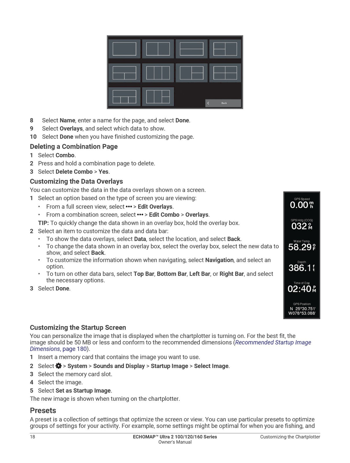 GARMIN ECHOMAP Ultra 2 100 120 160 Series Owners Manual - WIRE BOUND - COVERS