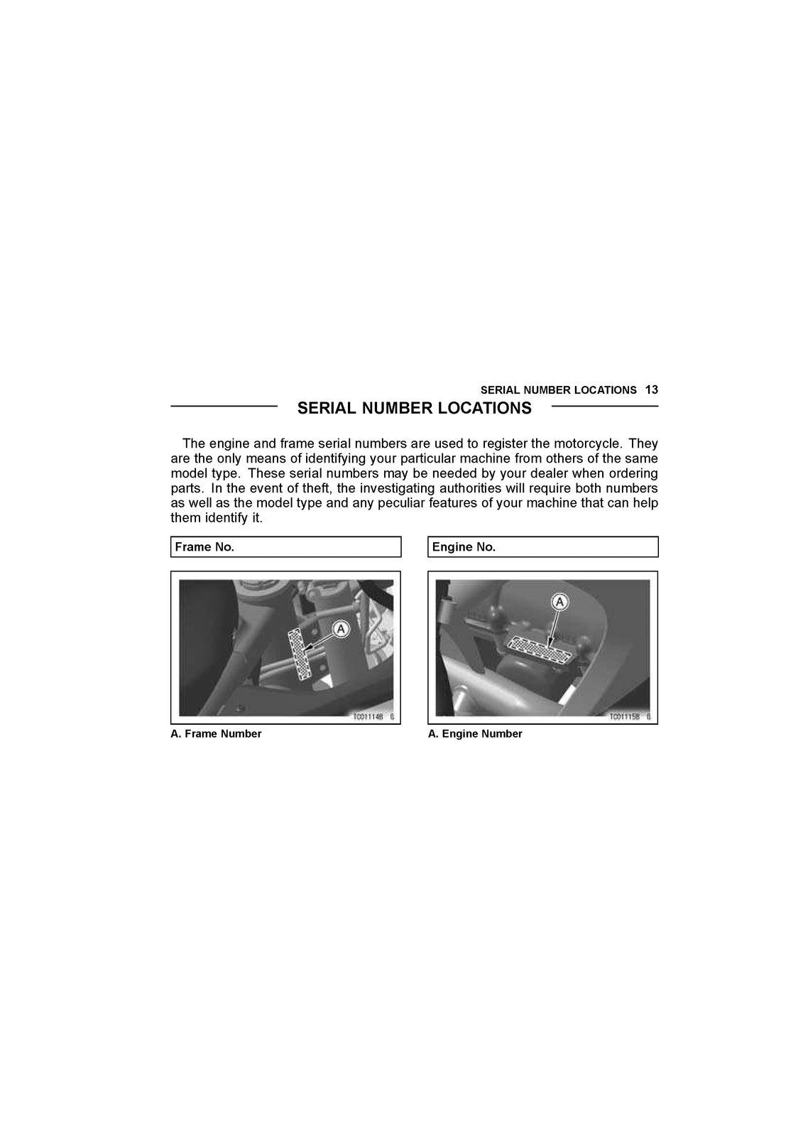 KAWASAKI Ninja 650 Owners Manual 2014 - STEEL WIRE BOUND - PROTECTIVE COVERS